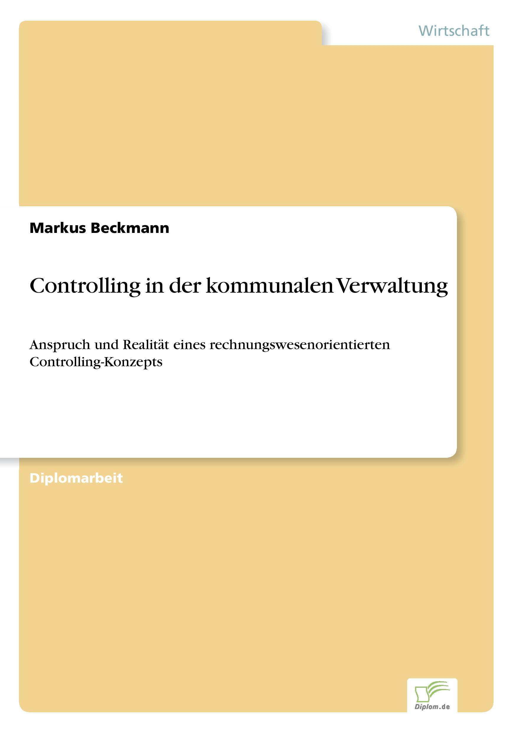 Controlling in der kommunalen Verwaltung