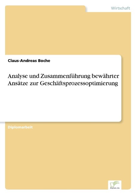 Analyse und Zusammenführung bewährter Ansätze zur Geschäftsprozessoptimierung