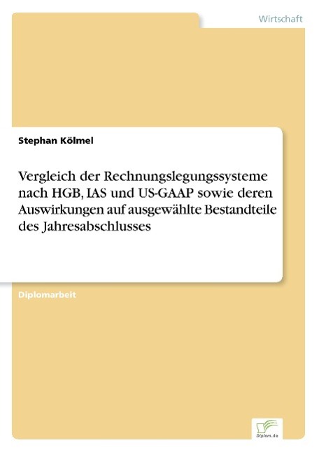 Vergleich der Rechnungslegungssysteme nach HGB, IAS und US-GAAP sowie deren Auswirkungen auf ausgewählte Bestandteile des Jahresabschlusses