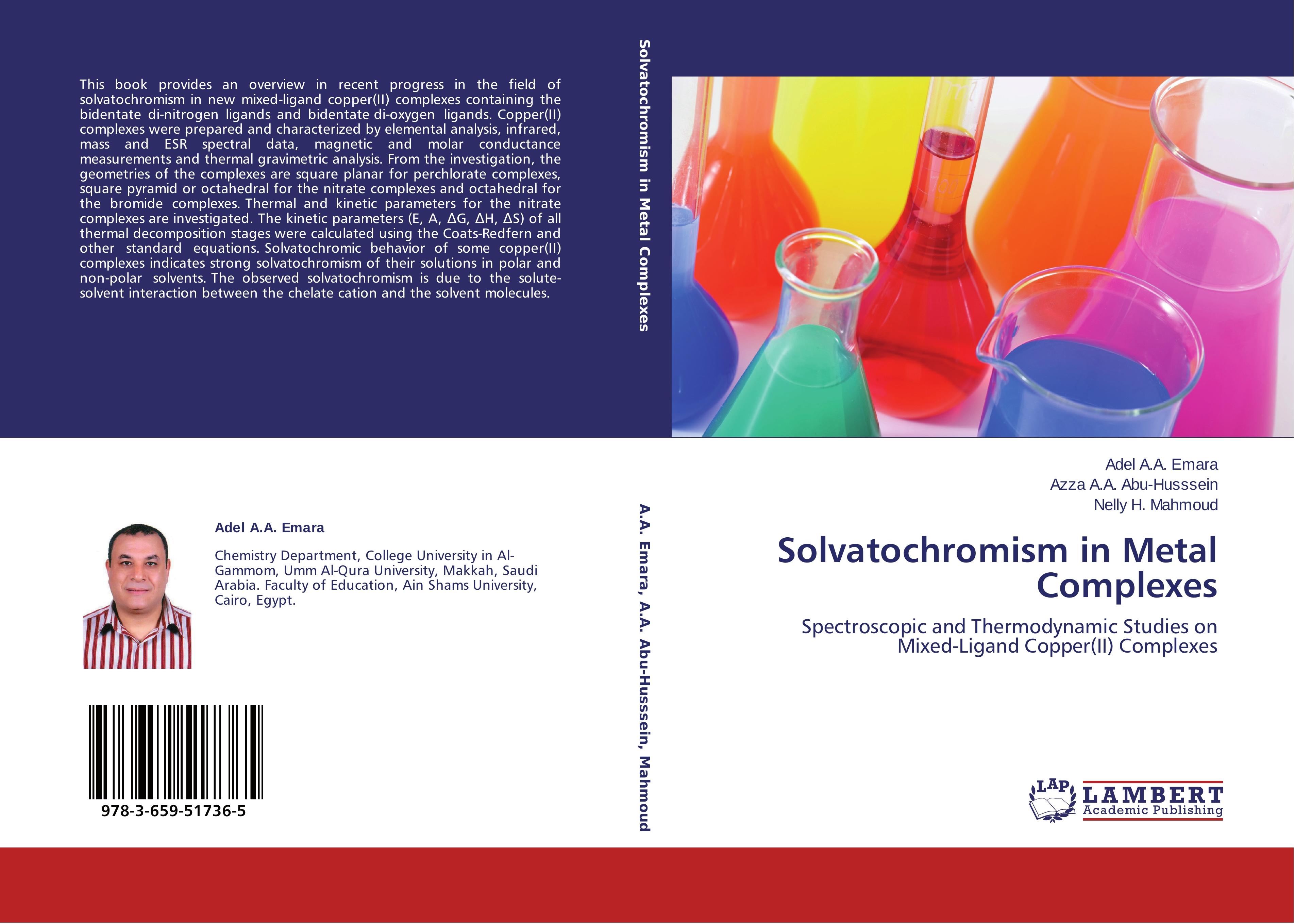 Solvatochromism in Metal Complexes