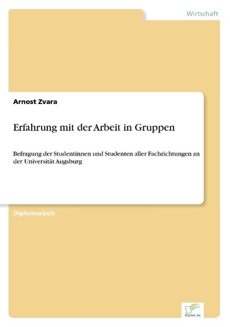 Erfahrung mit der Arbeit in Gruppen