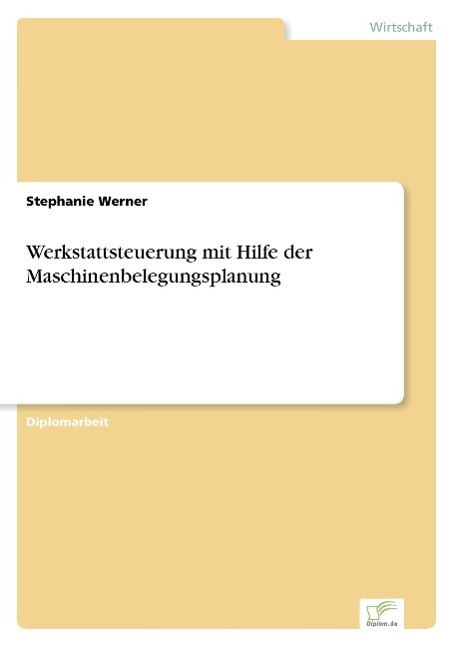 Werkstattsteuerung mit Hilfe der Maschinenbelegungsplanung