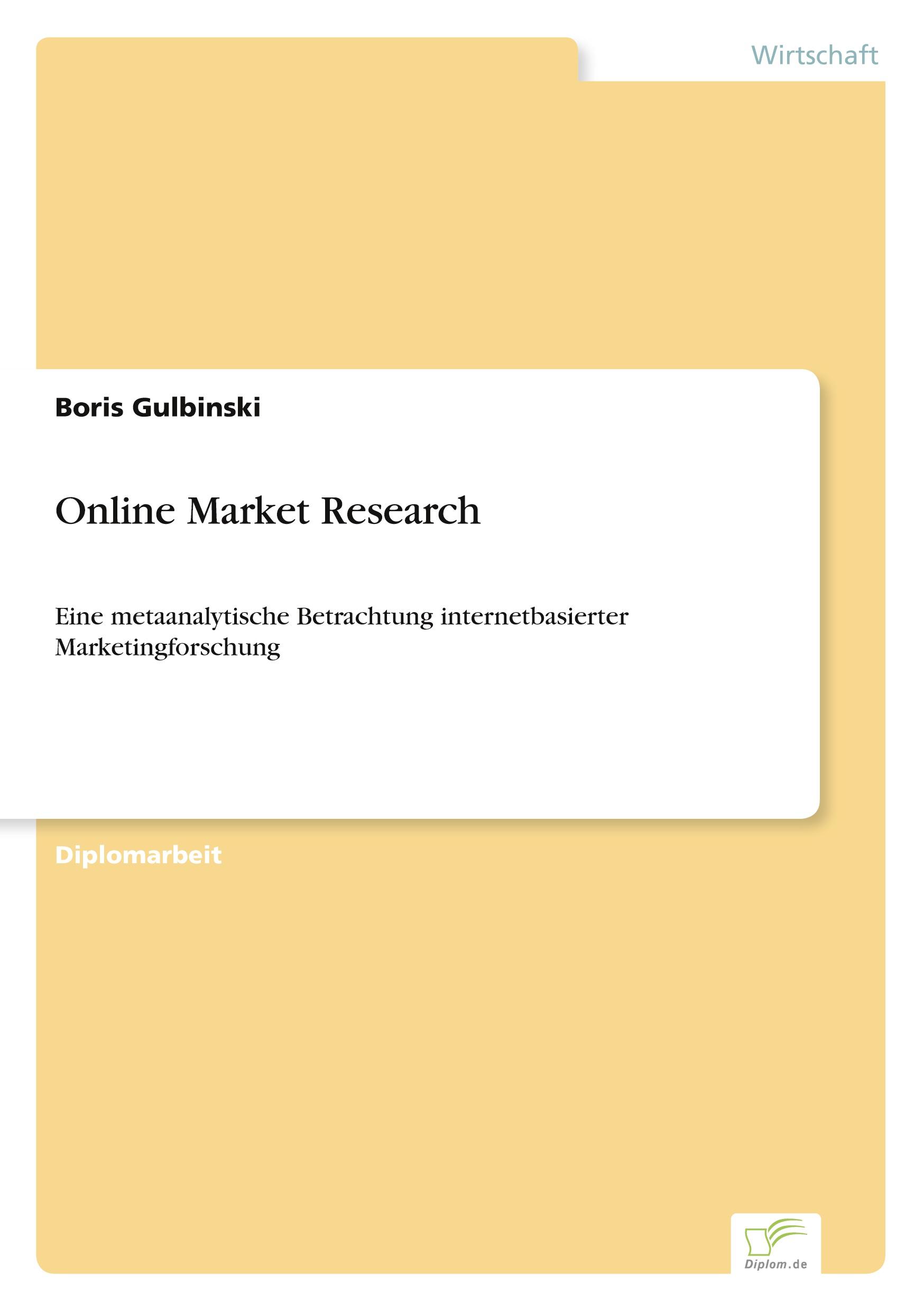 Online Market Research