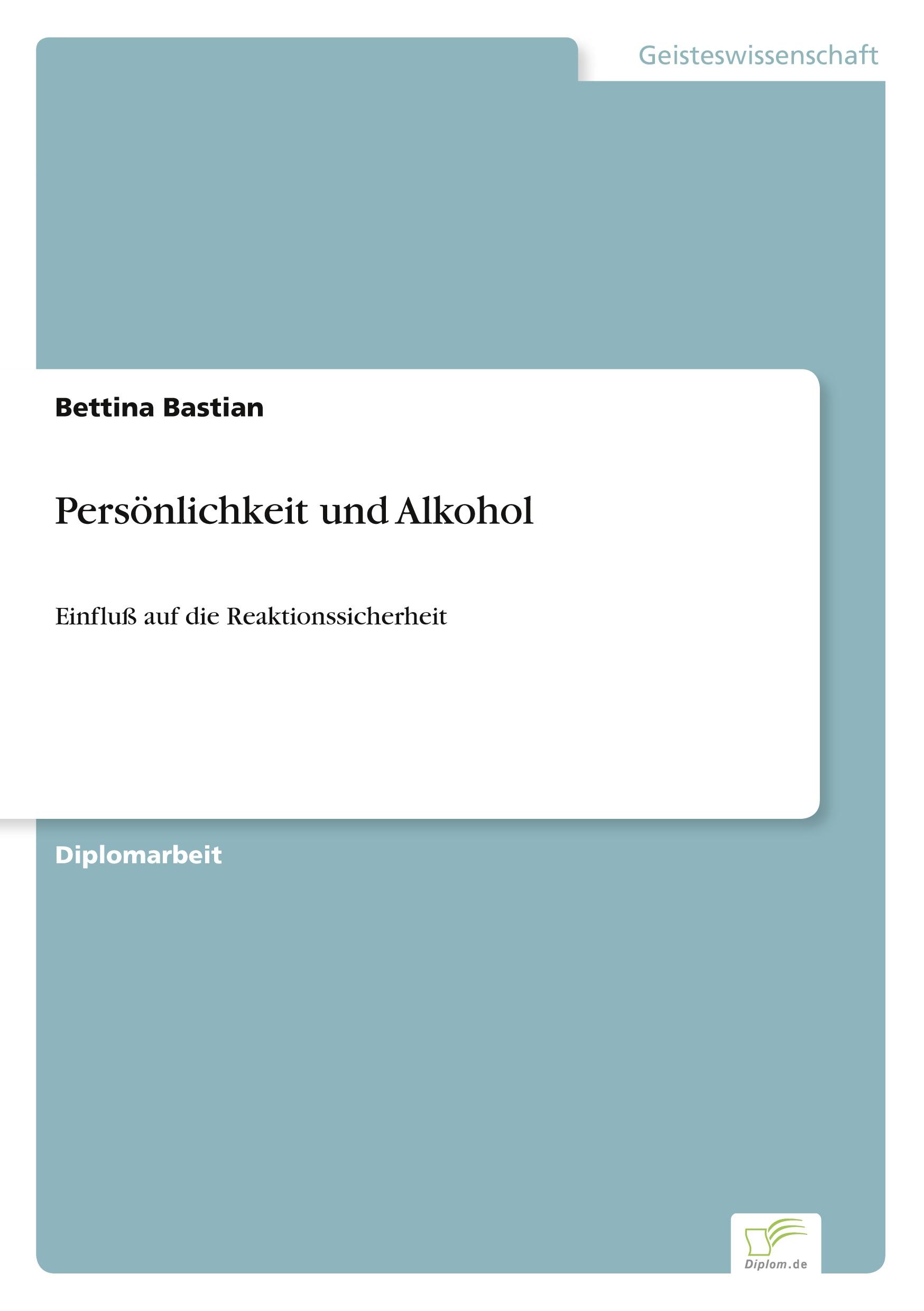 Persönlichkeit und Alkohol