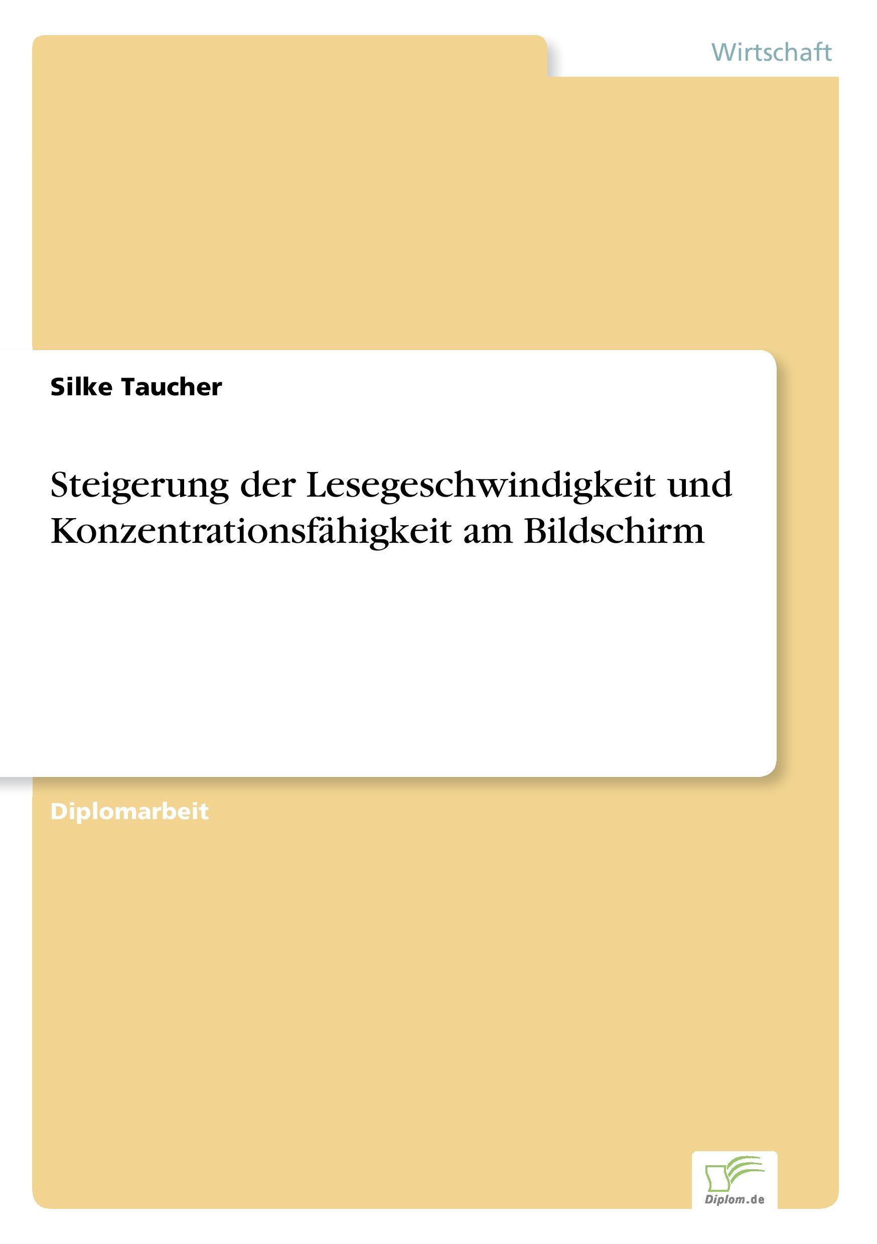 Steigerung der Lesegeschwindigkeit und Konzentrationsfähigkeit am Bildschirm