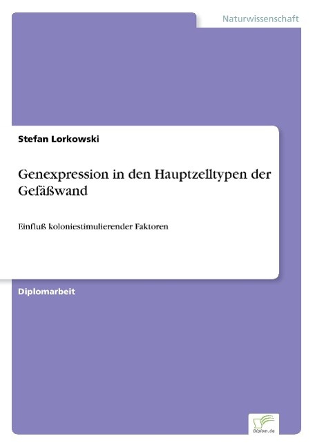 Genexpression in den Hauptzelltypen der Gefäßwand