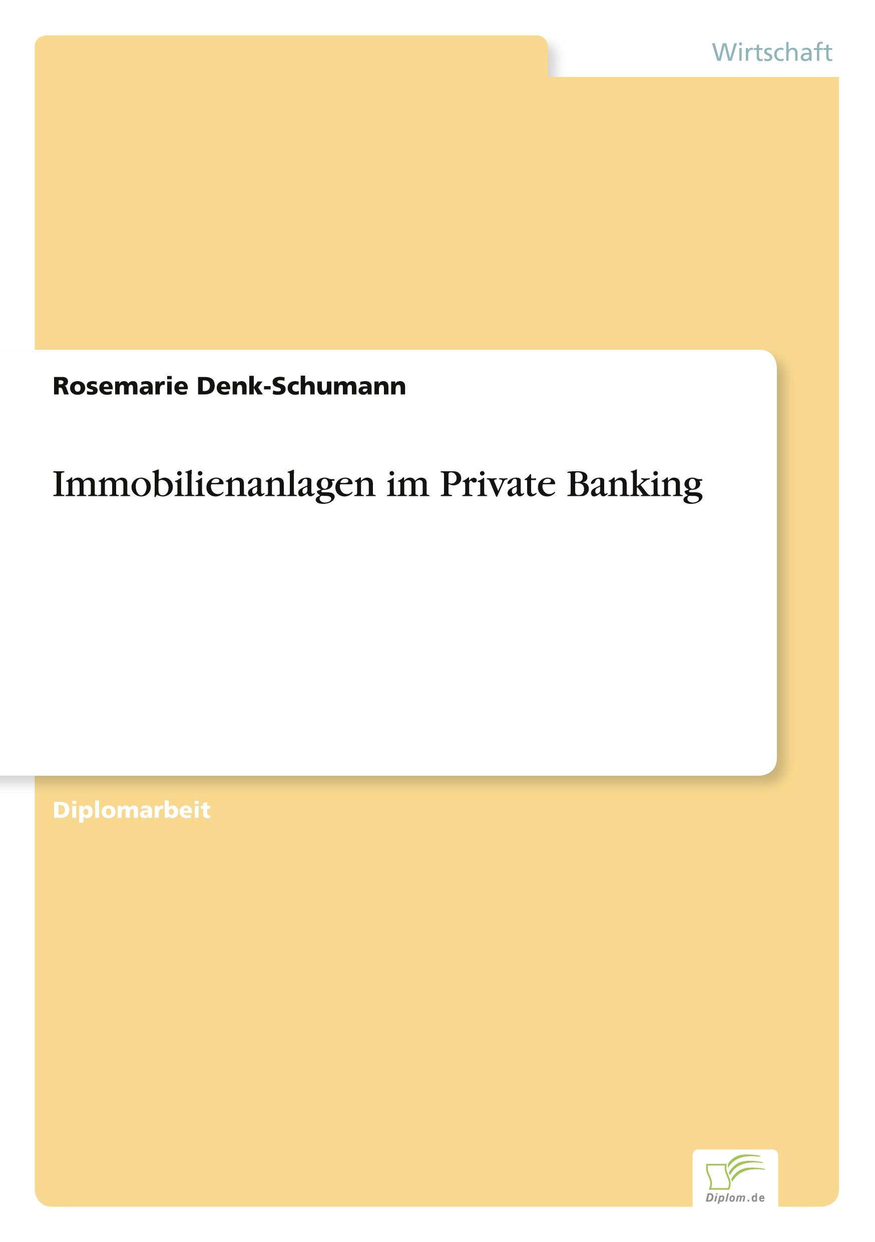 Immobilienanlagen im Private Banking