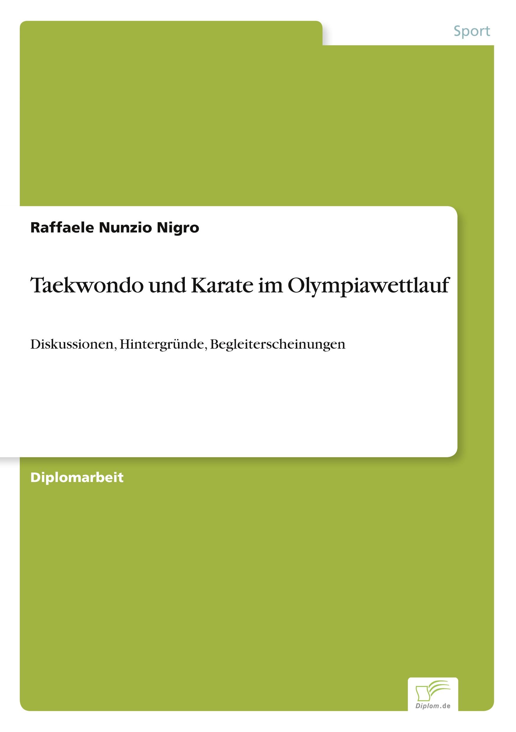 Taekwondo und Karate im Olympiawettlauf