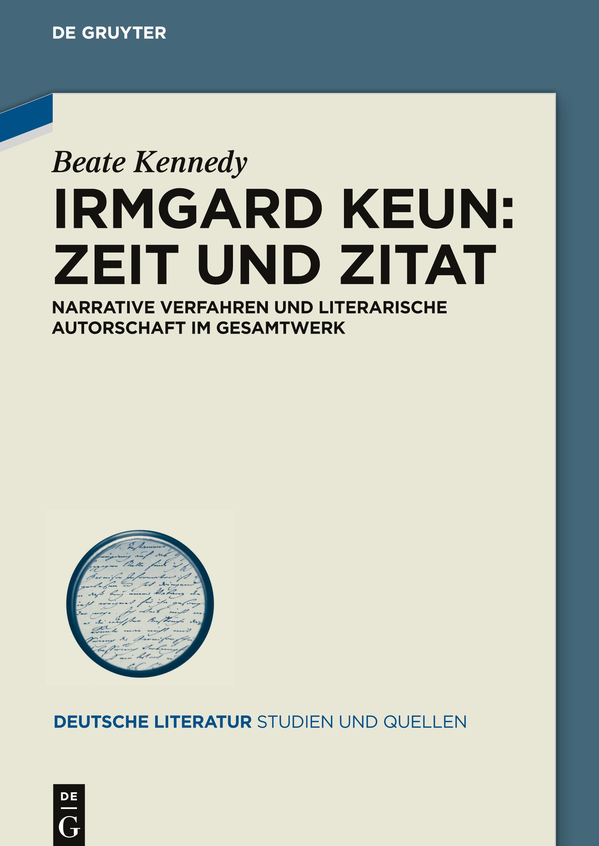 Irmgard Keun ¿ Zeit und Zitat