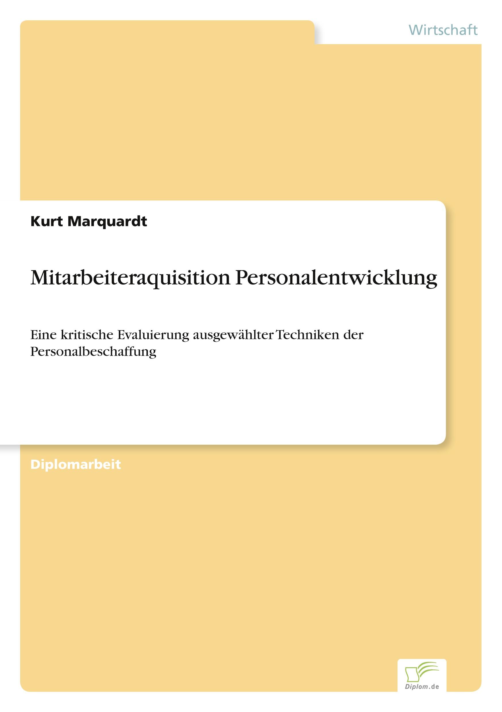 Mitarbeiteraquisition Personalentwicklung