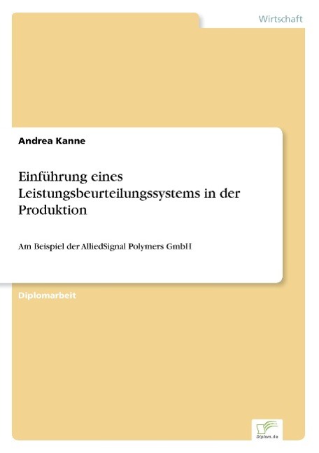 Einführung eines Leistungsbeurteilungssystems in der Produktion