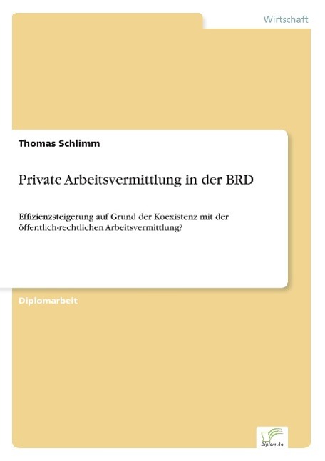 Private Arbeitsvermittlung in der BRD