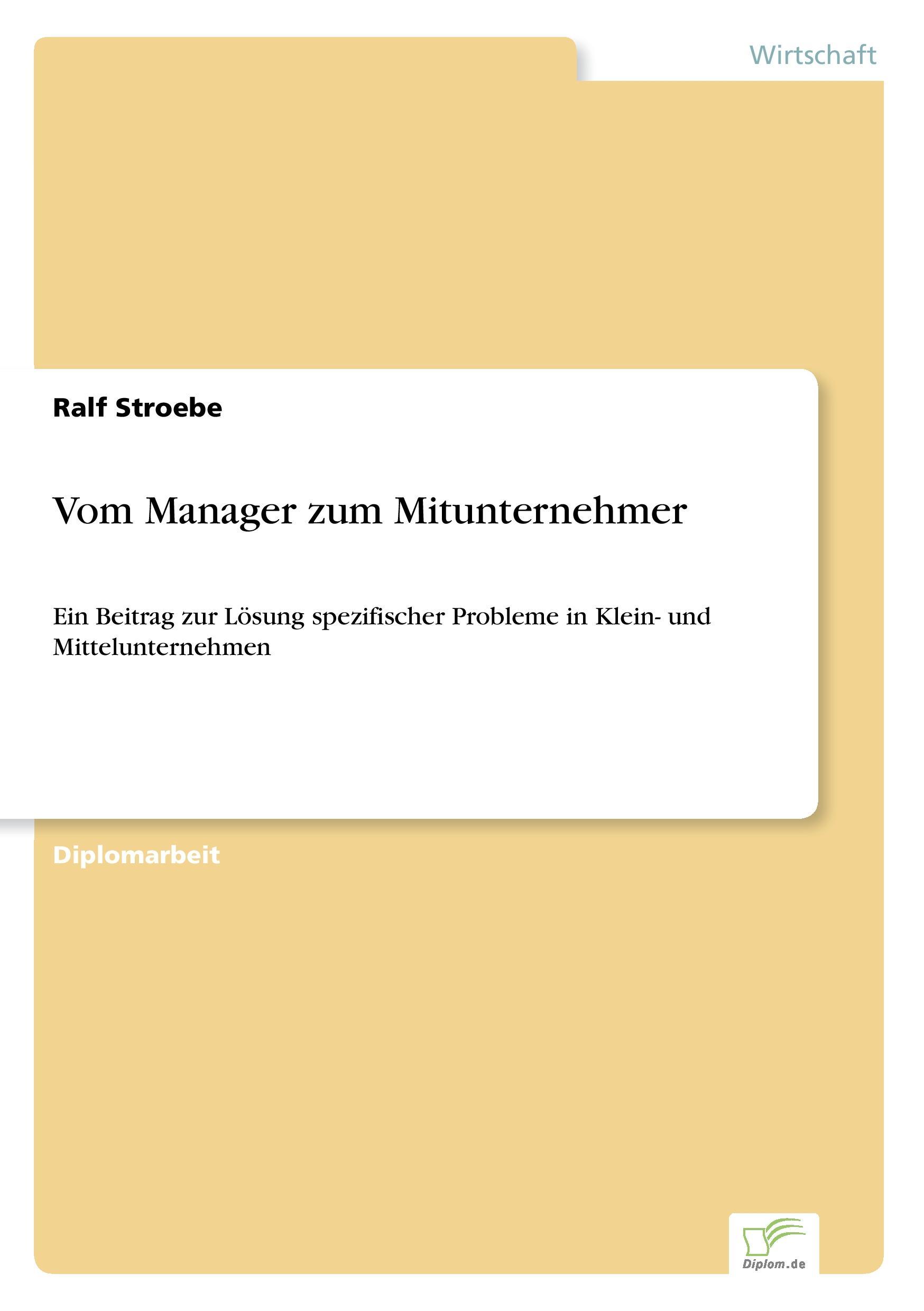 Vom Manager zum Mitunternehmer