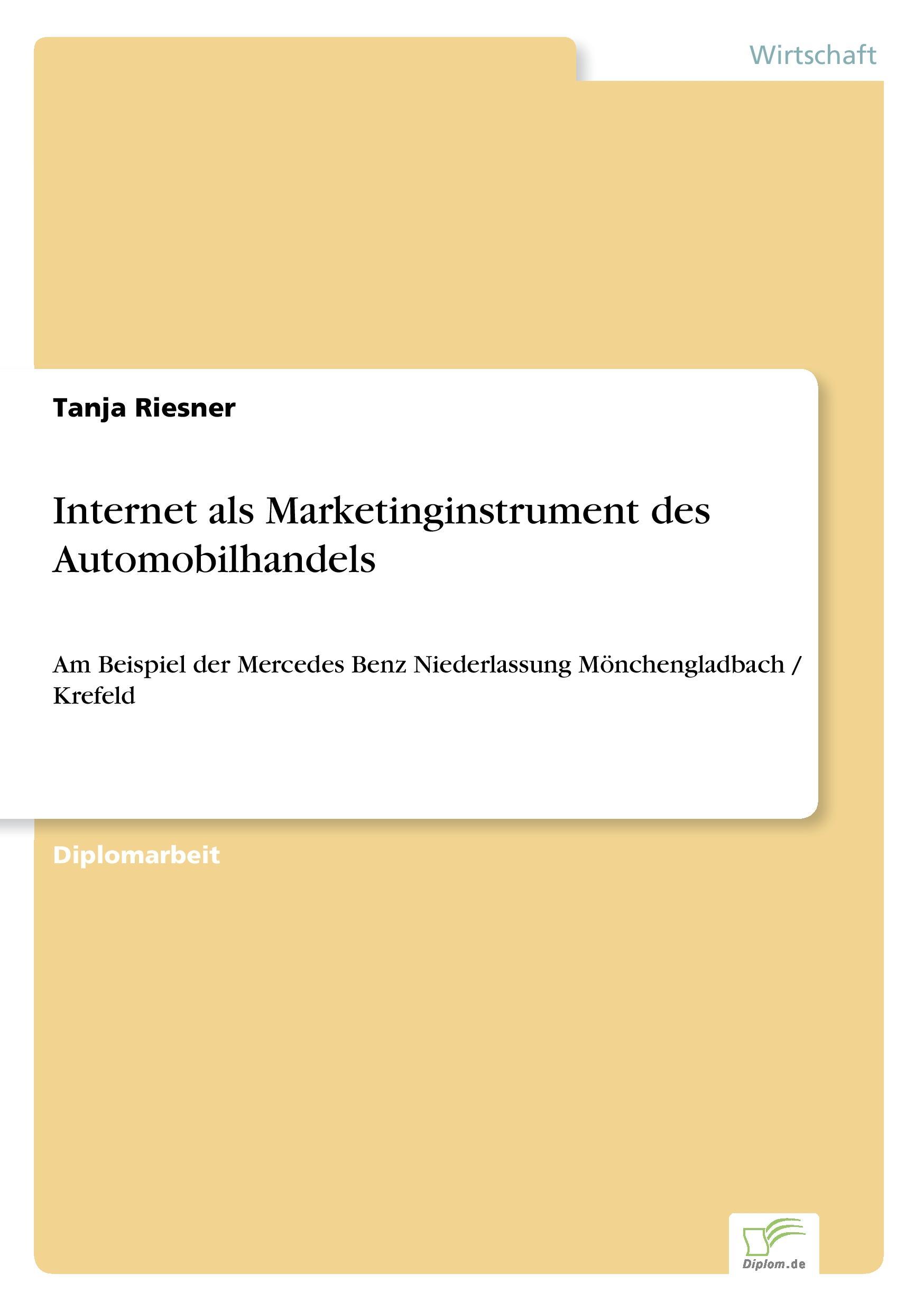 Internet als Marketinginstrument des Automobilhandels