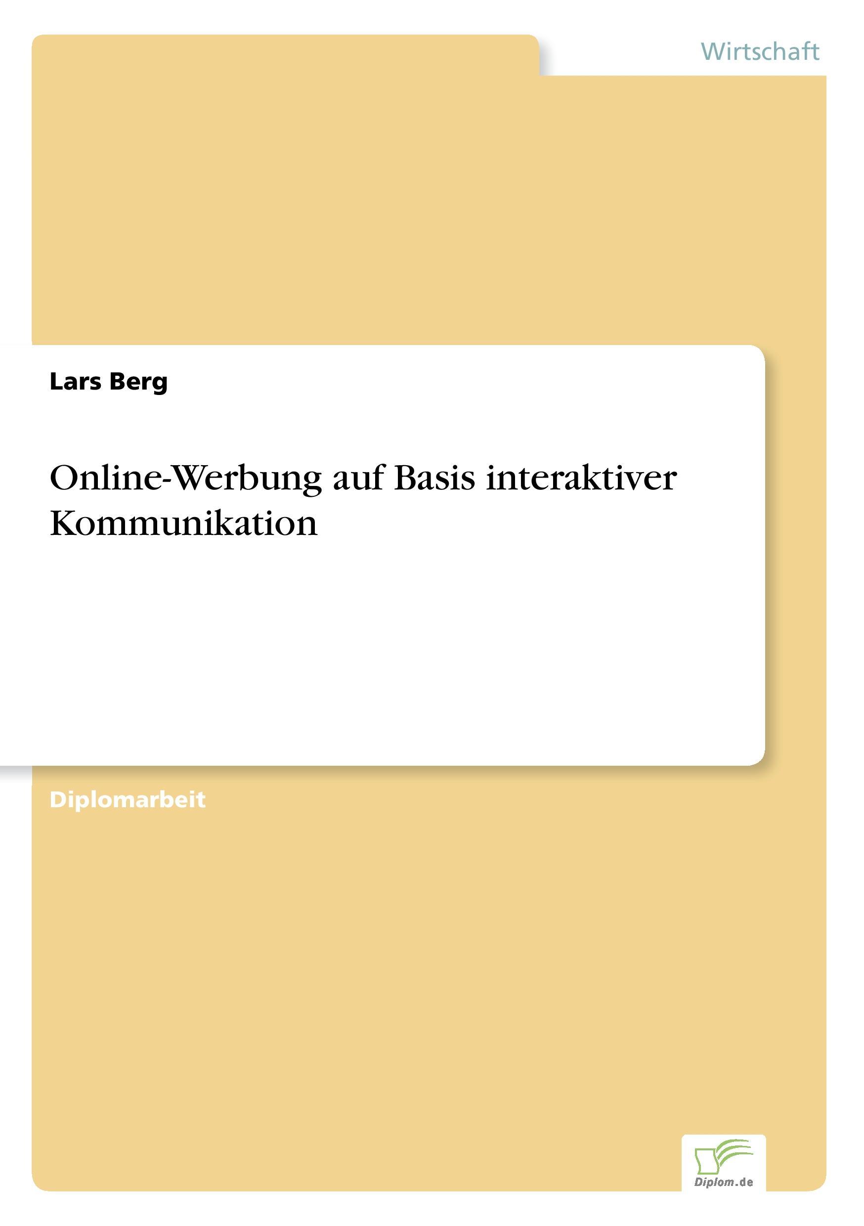 Online-Werbung auf Basis interaktiver Kommunikation