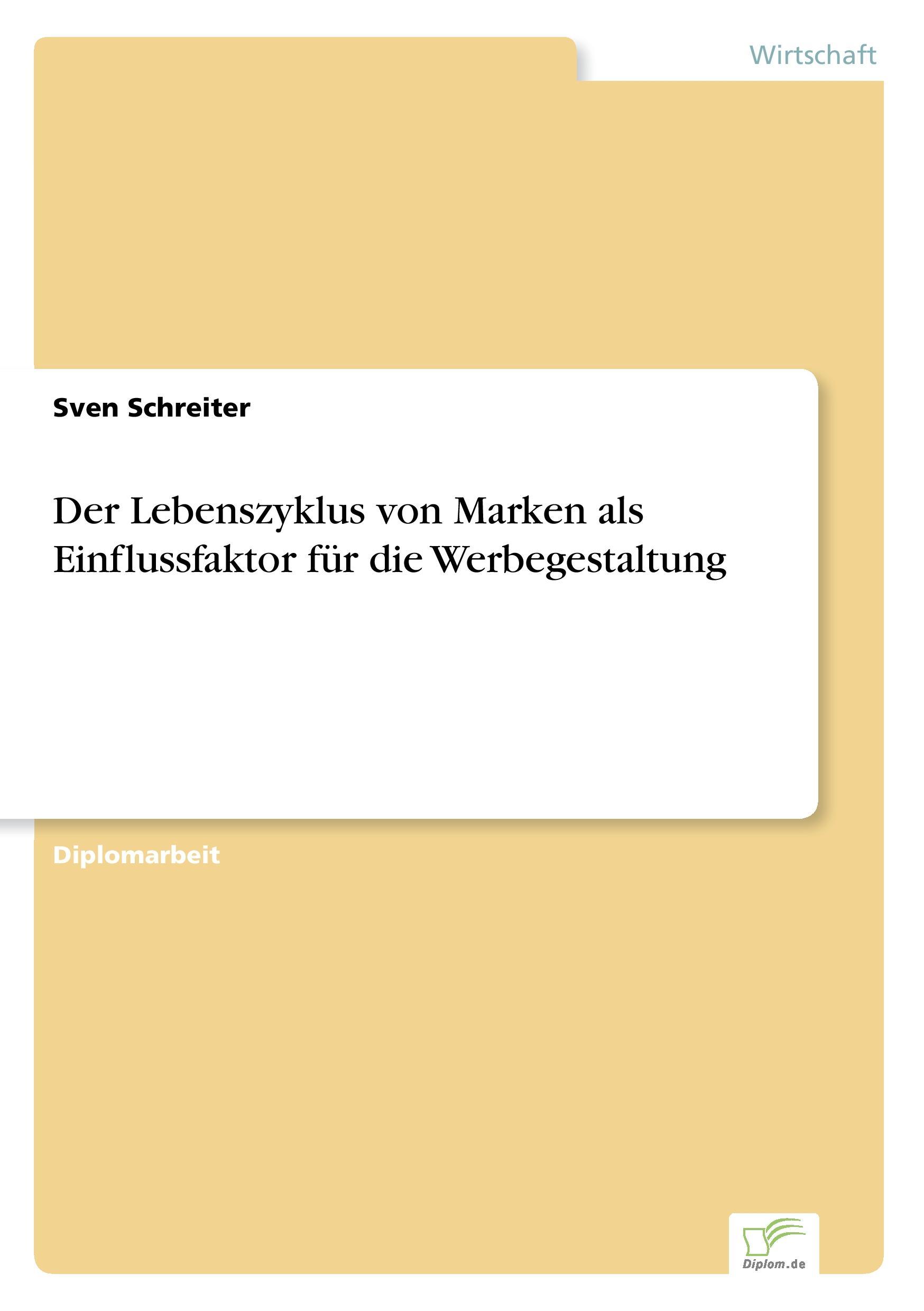 Der Lebenszyklus von Marken als Einflussfaktor für die Werbegestaltung