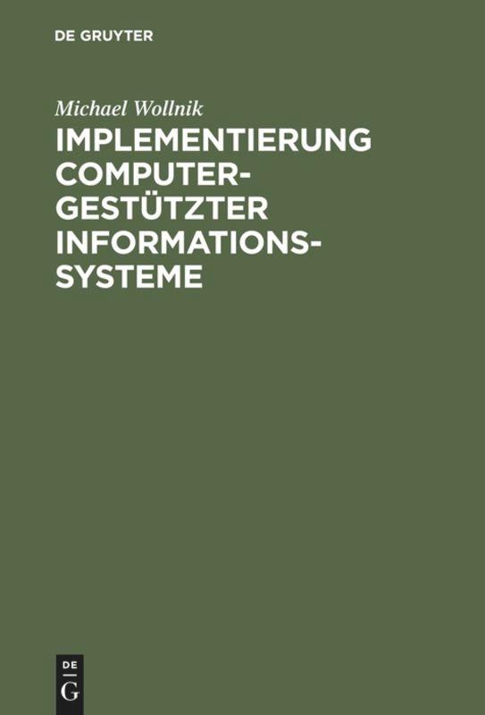 Implementierung computergestützter Informationssysteme