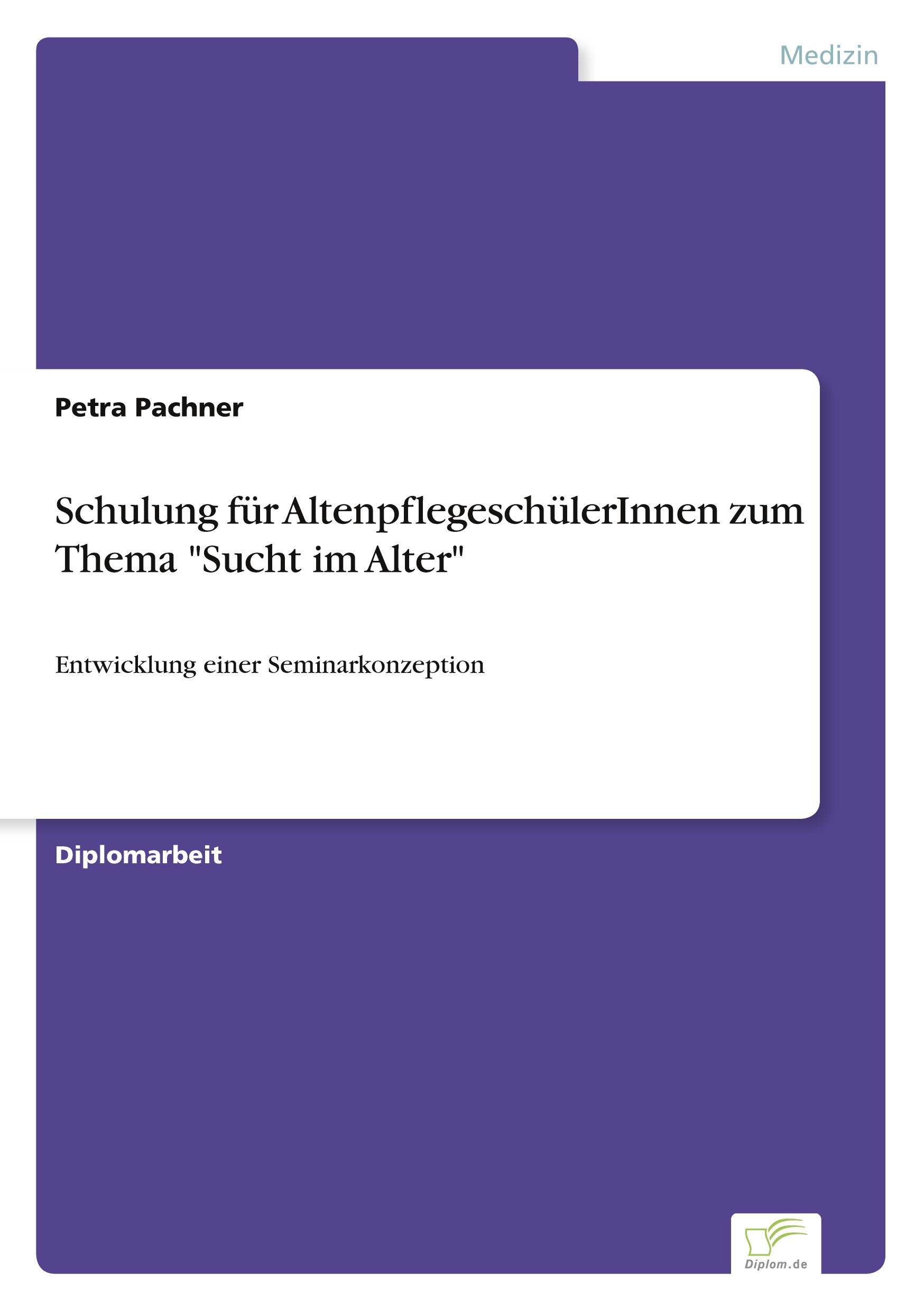 Schulung für AltenpflegeschülerInnen zum Thema "Sucht im Alter"