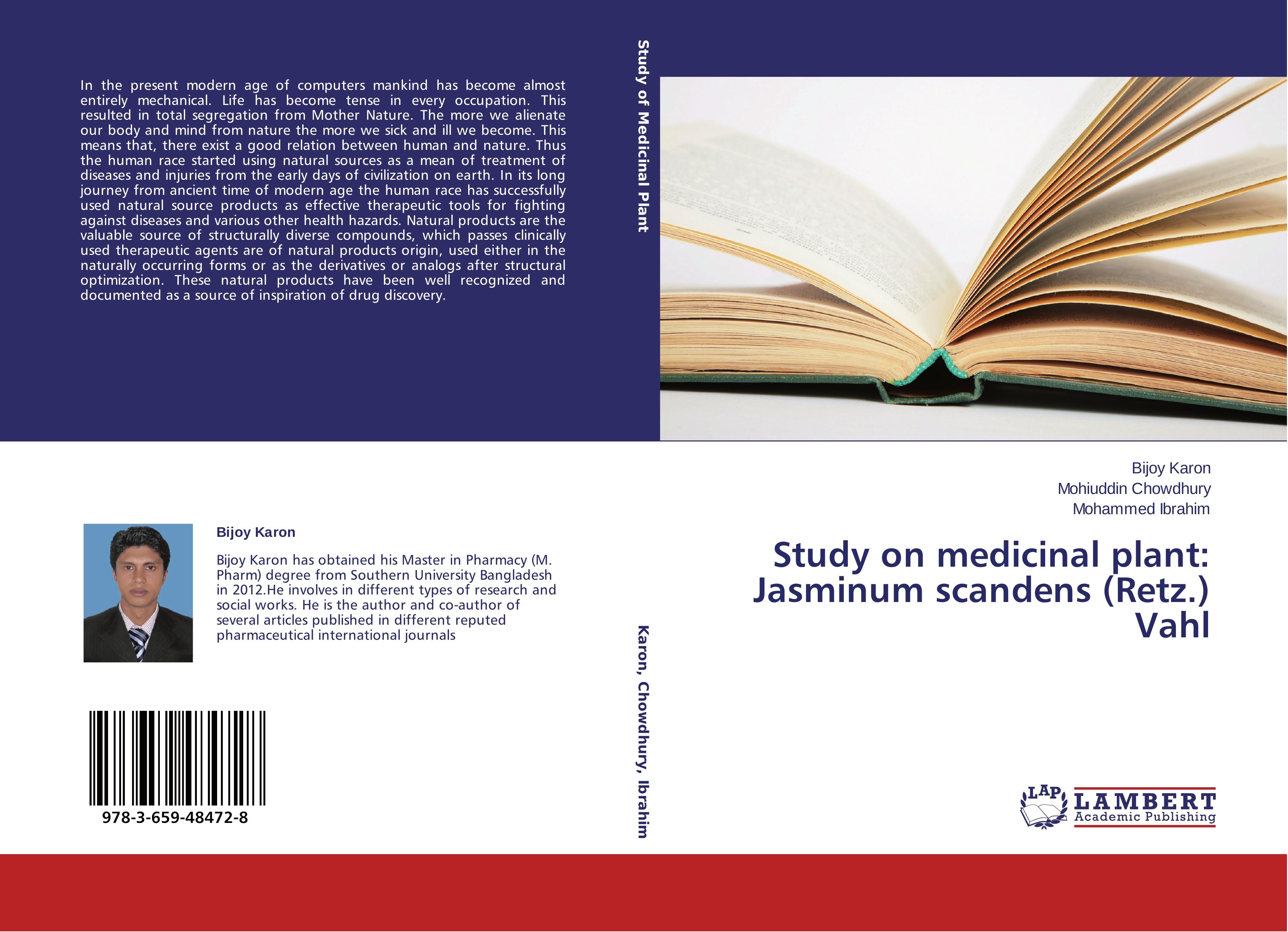 Study on medicinal plant: Jasminum scandens (Retz.) Vahl