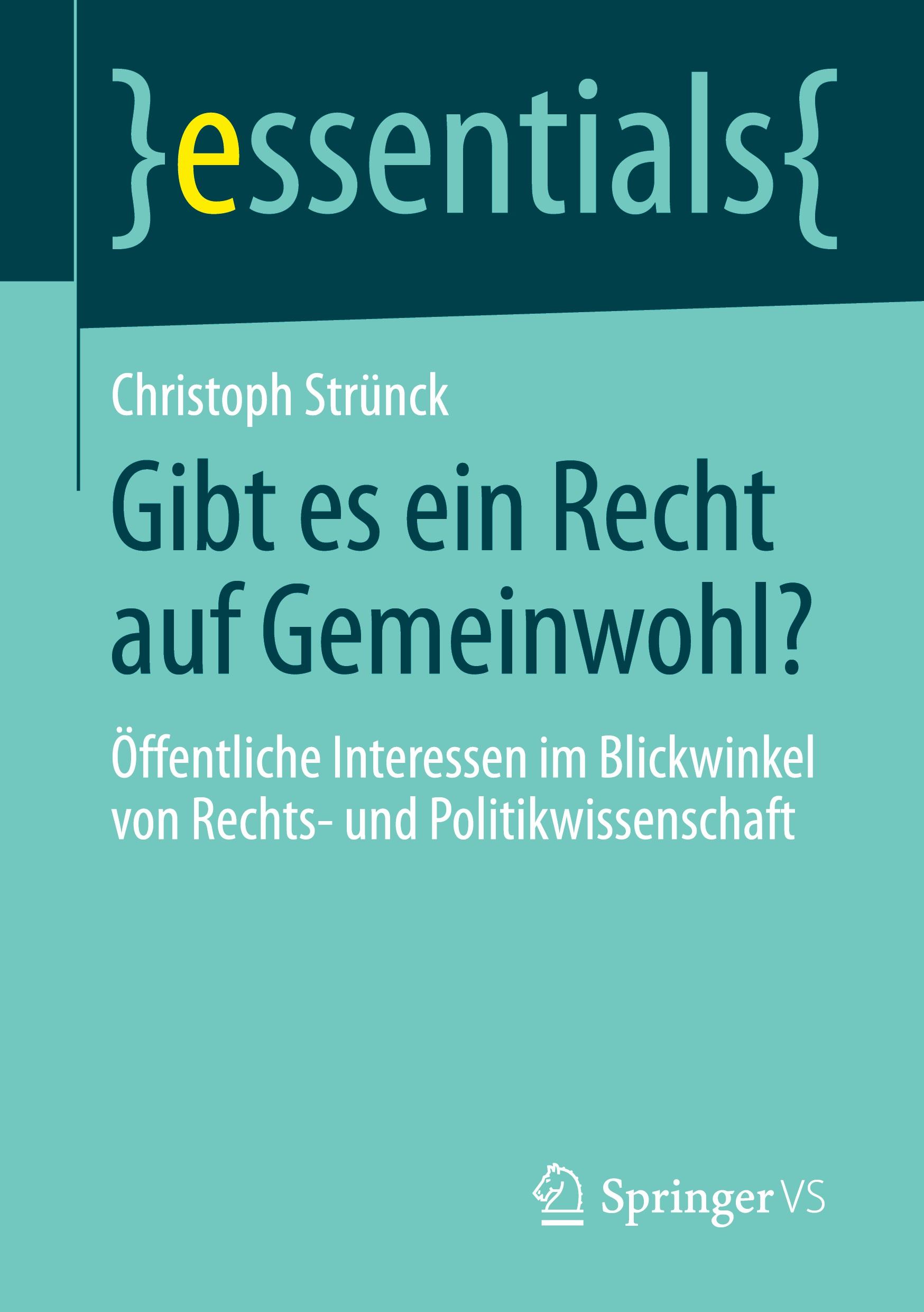 Gibt es ein Recht auf Gemeinwohl?