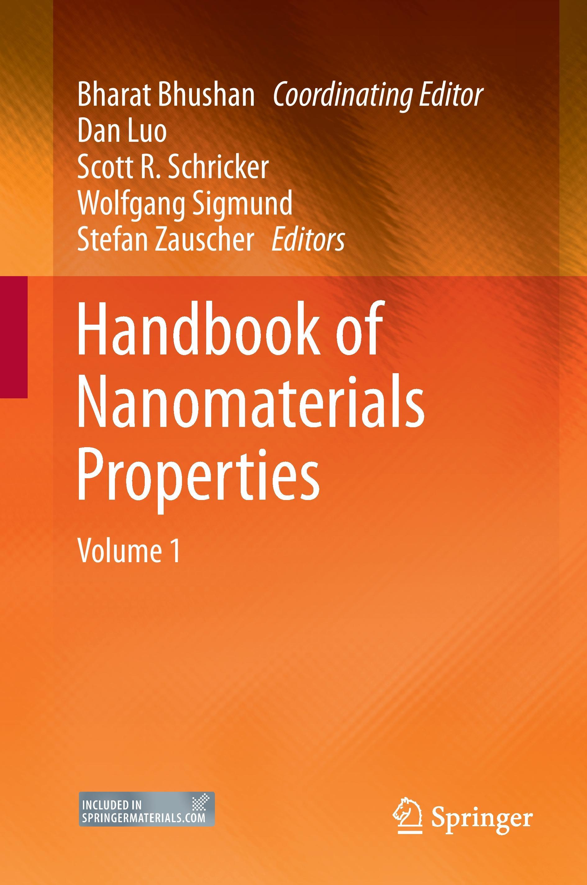 Handbook of Nanomaterials Properties