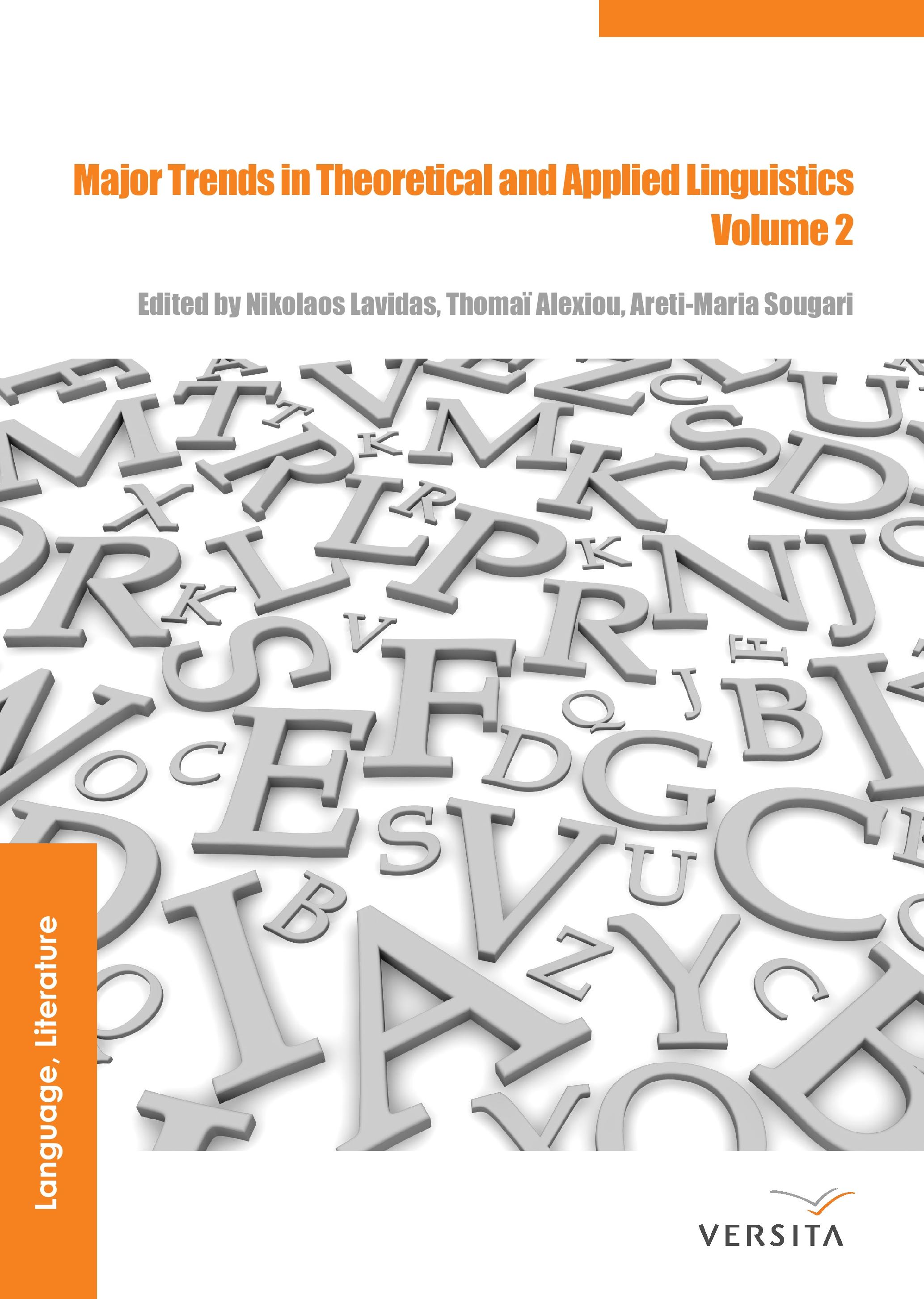 Major Trends in Theoretical and Applied Linguistics 2