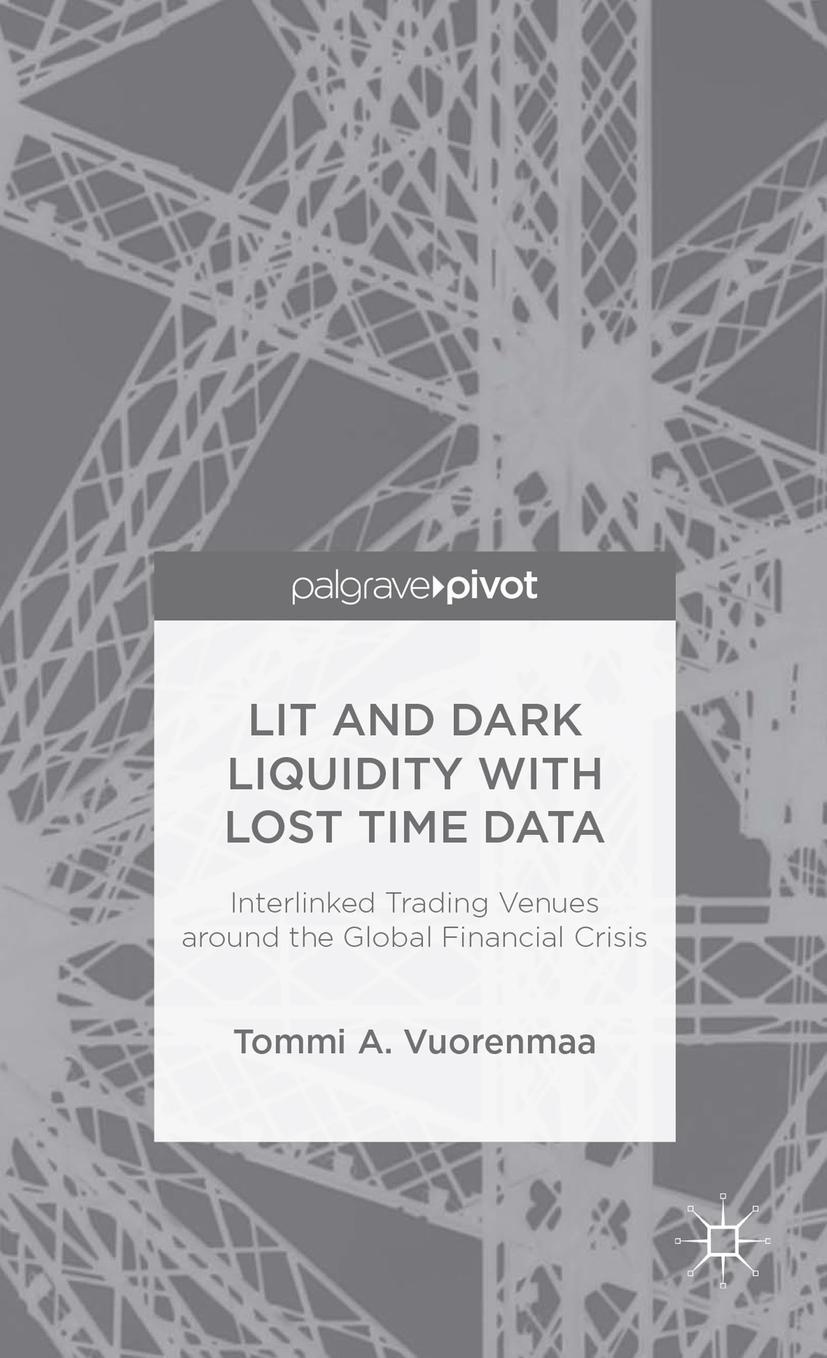 Lit and Dark Liquidity with Lost Time Data: Interlinked Trading Venues Around the Global Financial Crisis