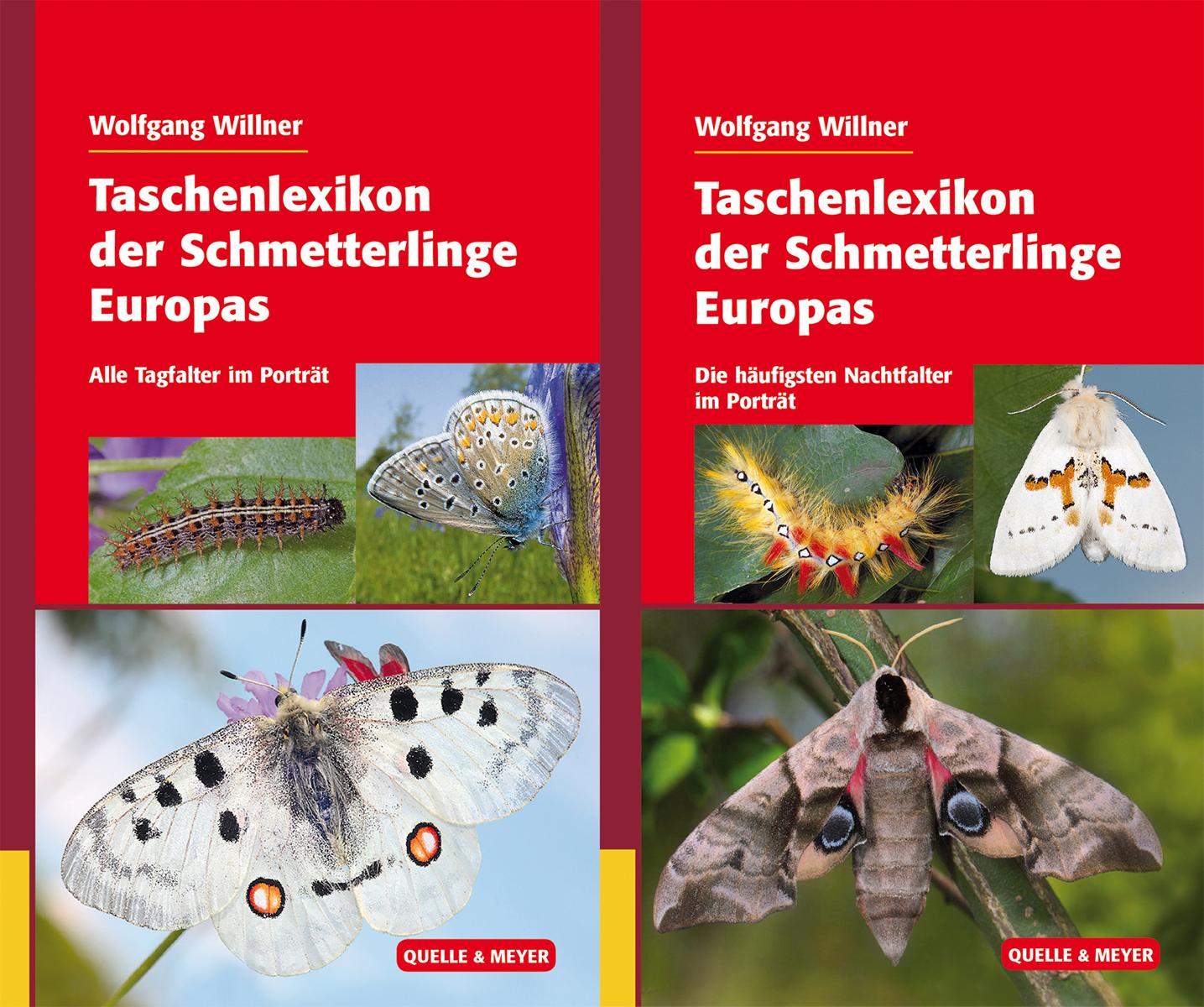 Taschenlexikon der Schmetterlinge Europas - 2 Bände im Paket