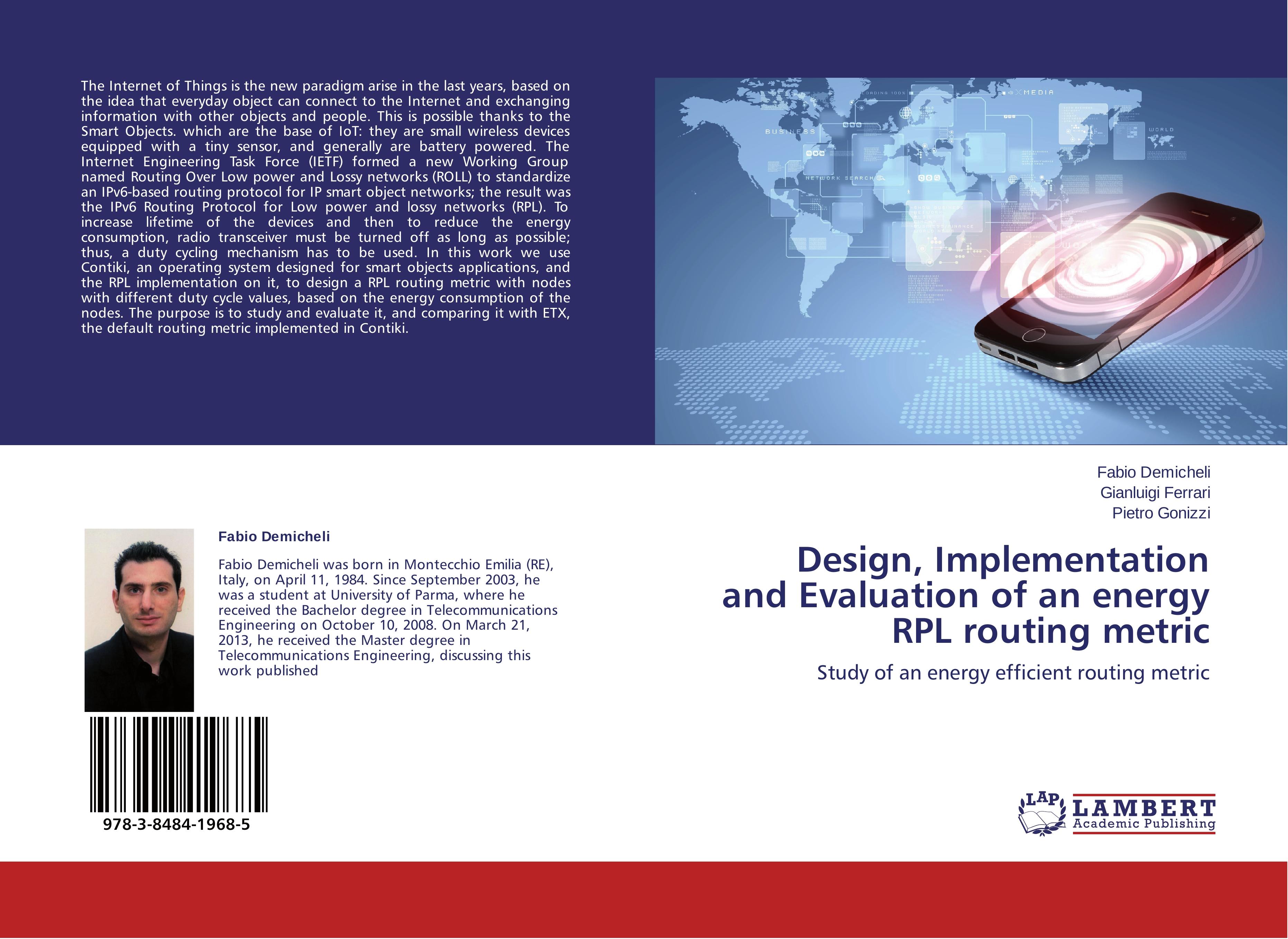 Design, Implementation and Evaluation of an energy RPL routing metric