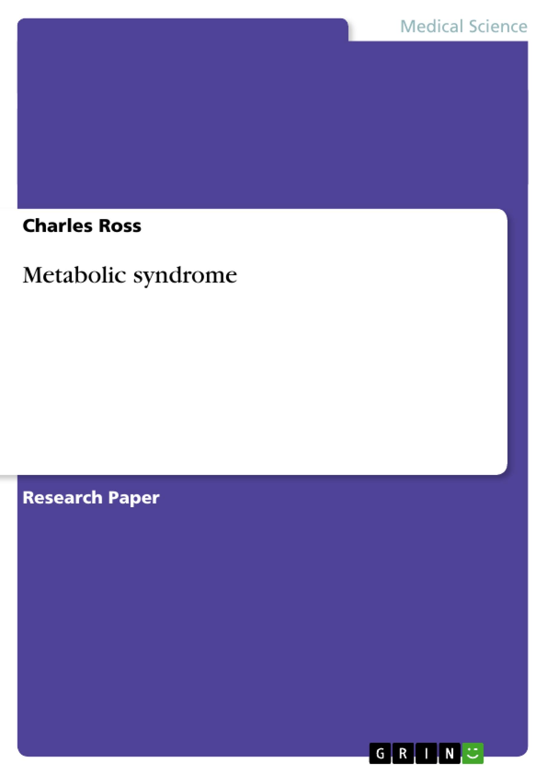 Metabolic syndrome