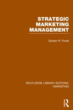 Strategic Marketing Management (RLE Marketing)