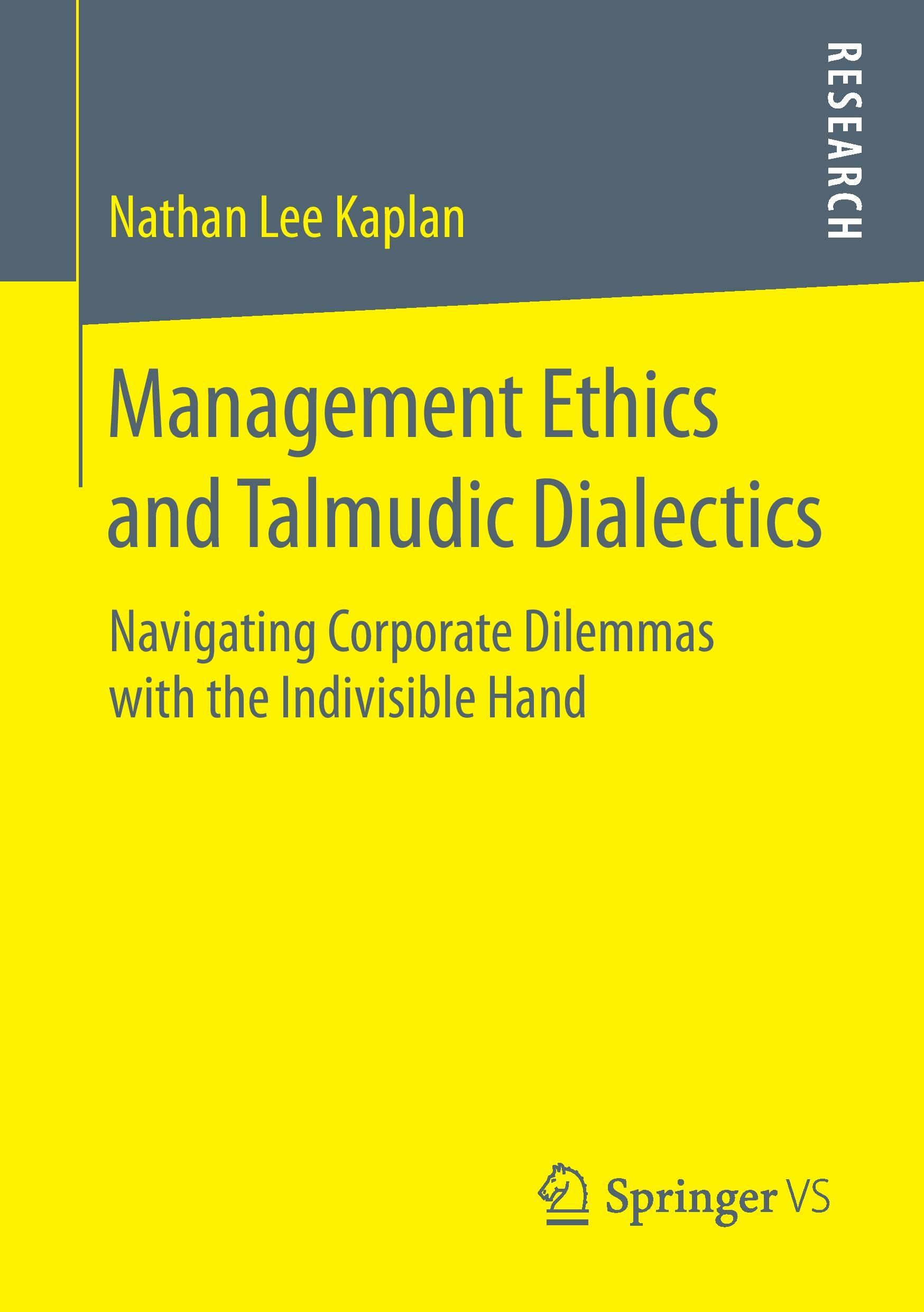 Management Ethics and Talmudic Dialectics