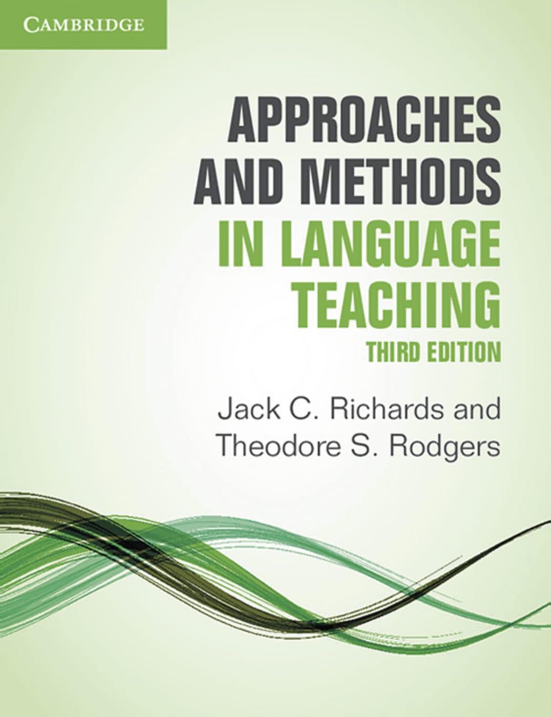 Approaches and Methods in Language Teaching