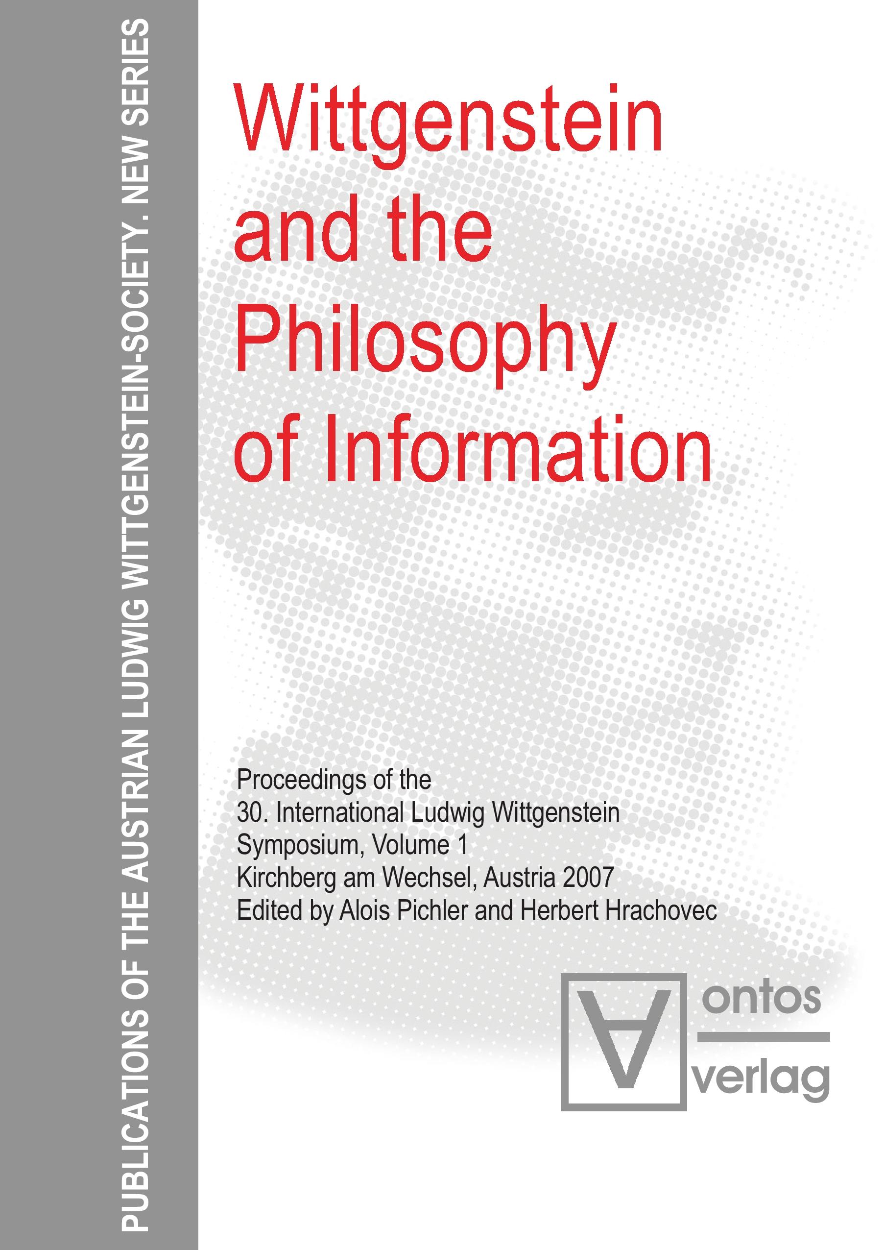 Wittgenstein and the Philosophy of Information