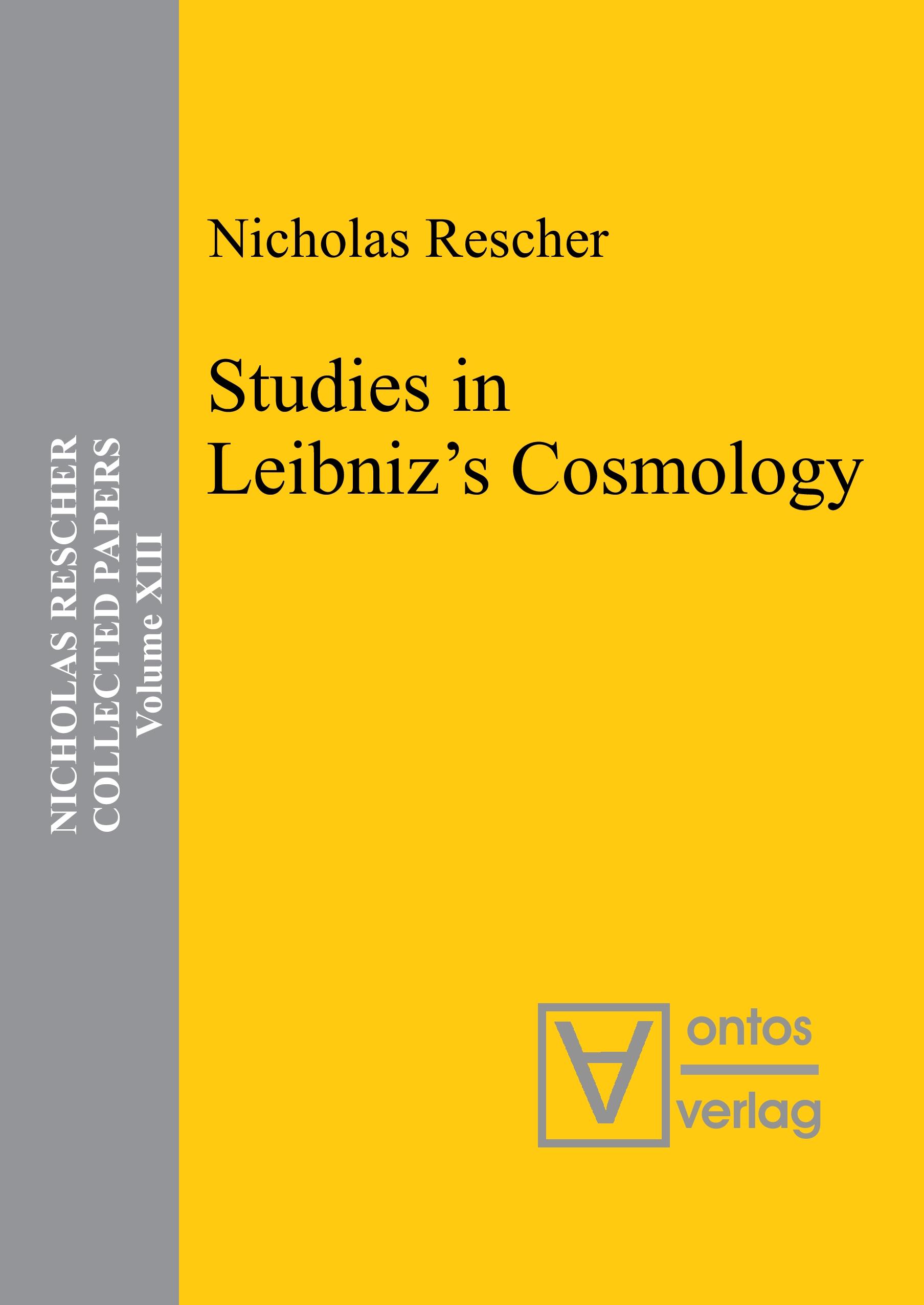 Studies in Leibniz¿s Cosmology