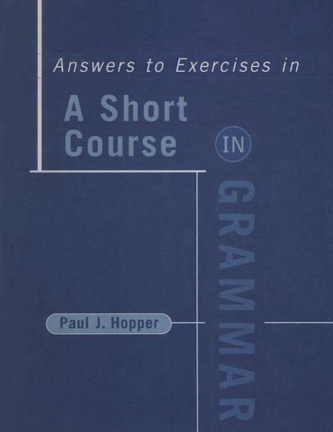 Short Course in Grammar, Answer Book