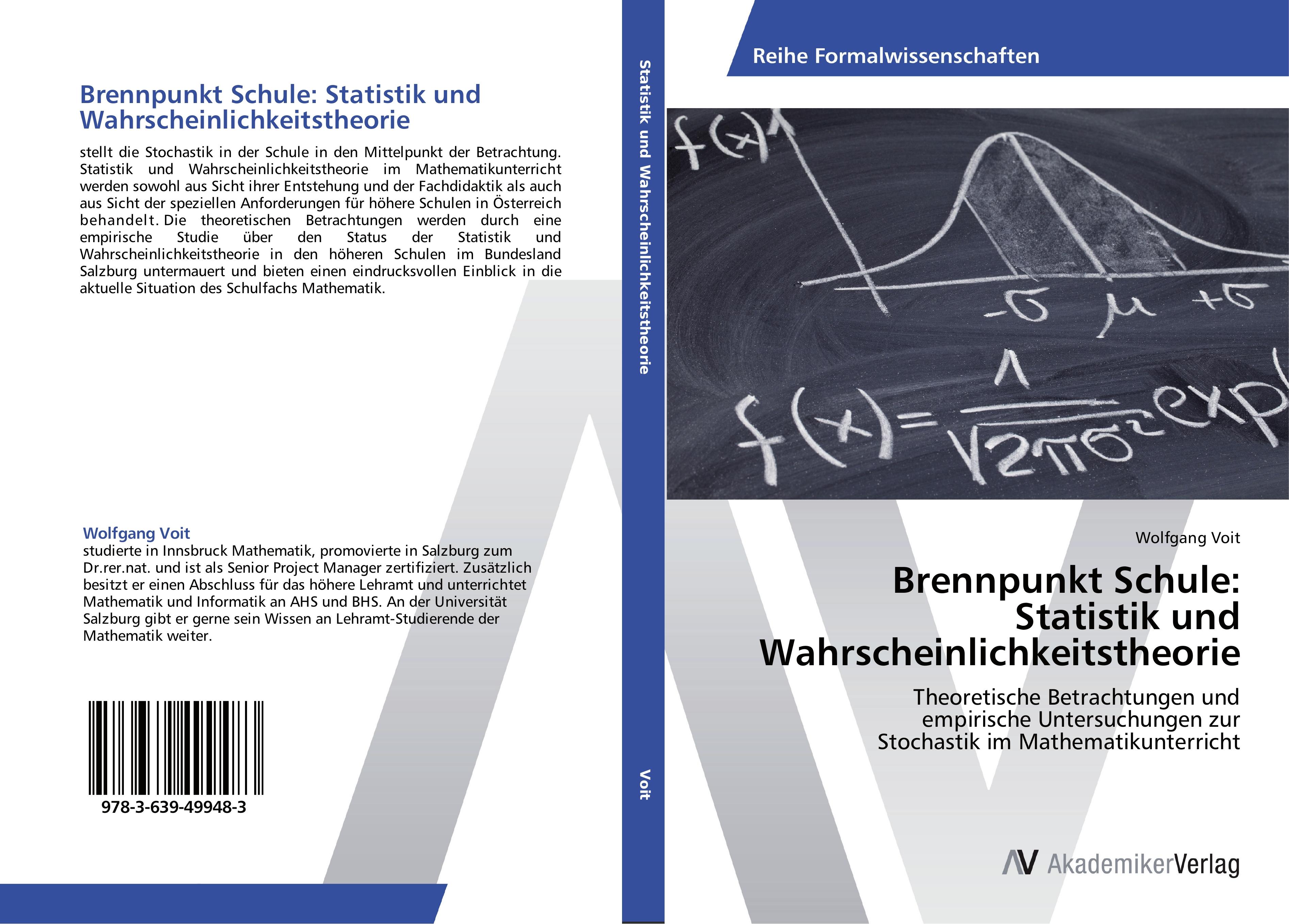 Brennpunkt Schule:  Statistik und Wahrscheinlichkeitstheorie