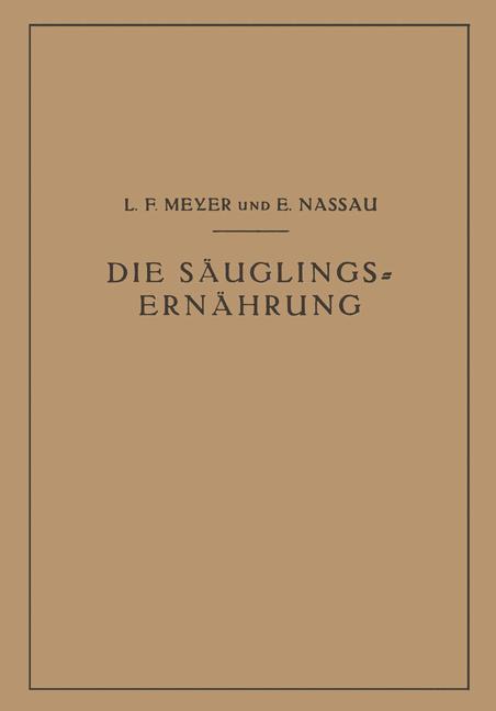 Die Säuglingsernährung