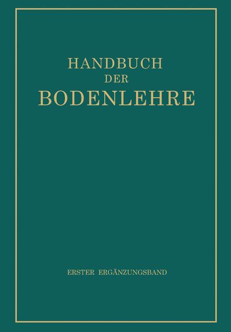 Handbuch der Bodenlehre