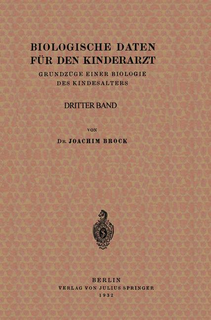 Biologische Daten für den Kinderarzt