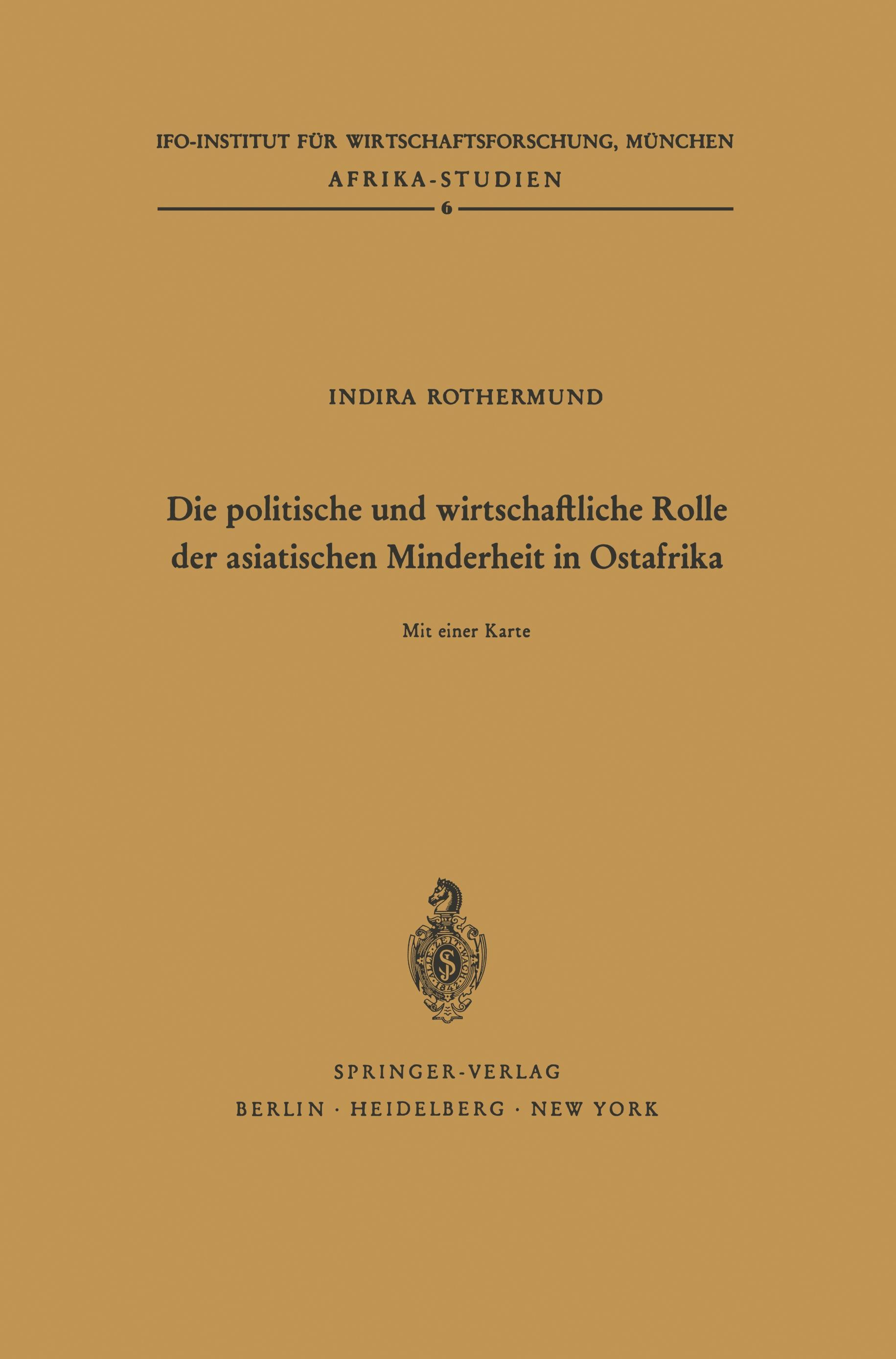 Die politische und wirtschaftliche Rolle der asiatischen Minderheit in Ostafrika