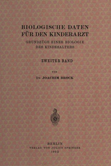 Biologische Daten für den Kinderarzt