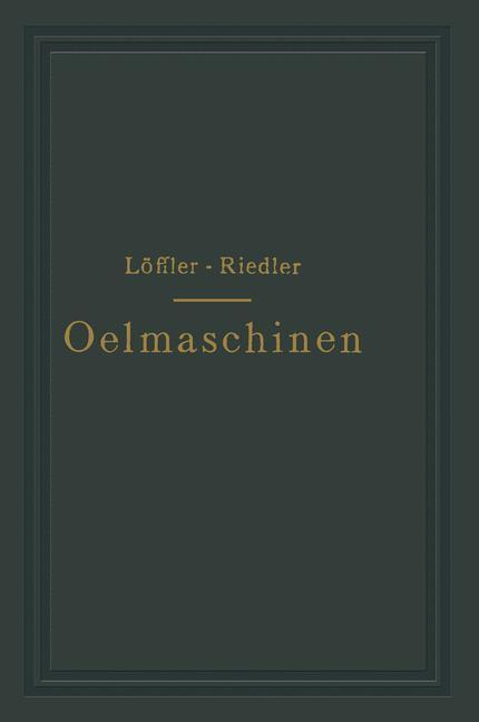 Oelmaschinen