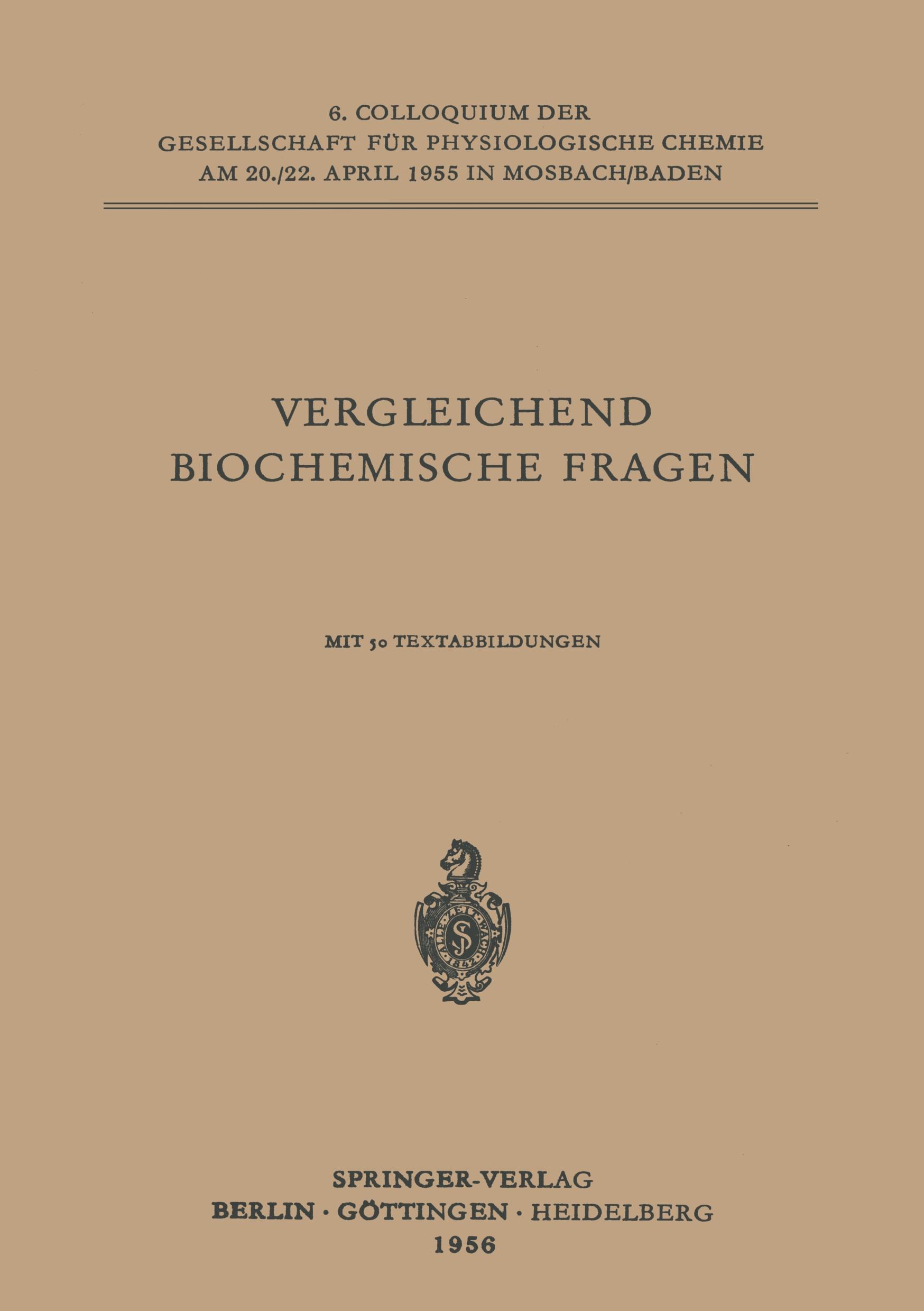 Vergleichende Biochemische Fragen