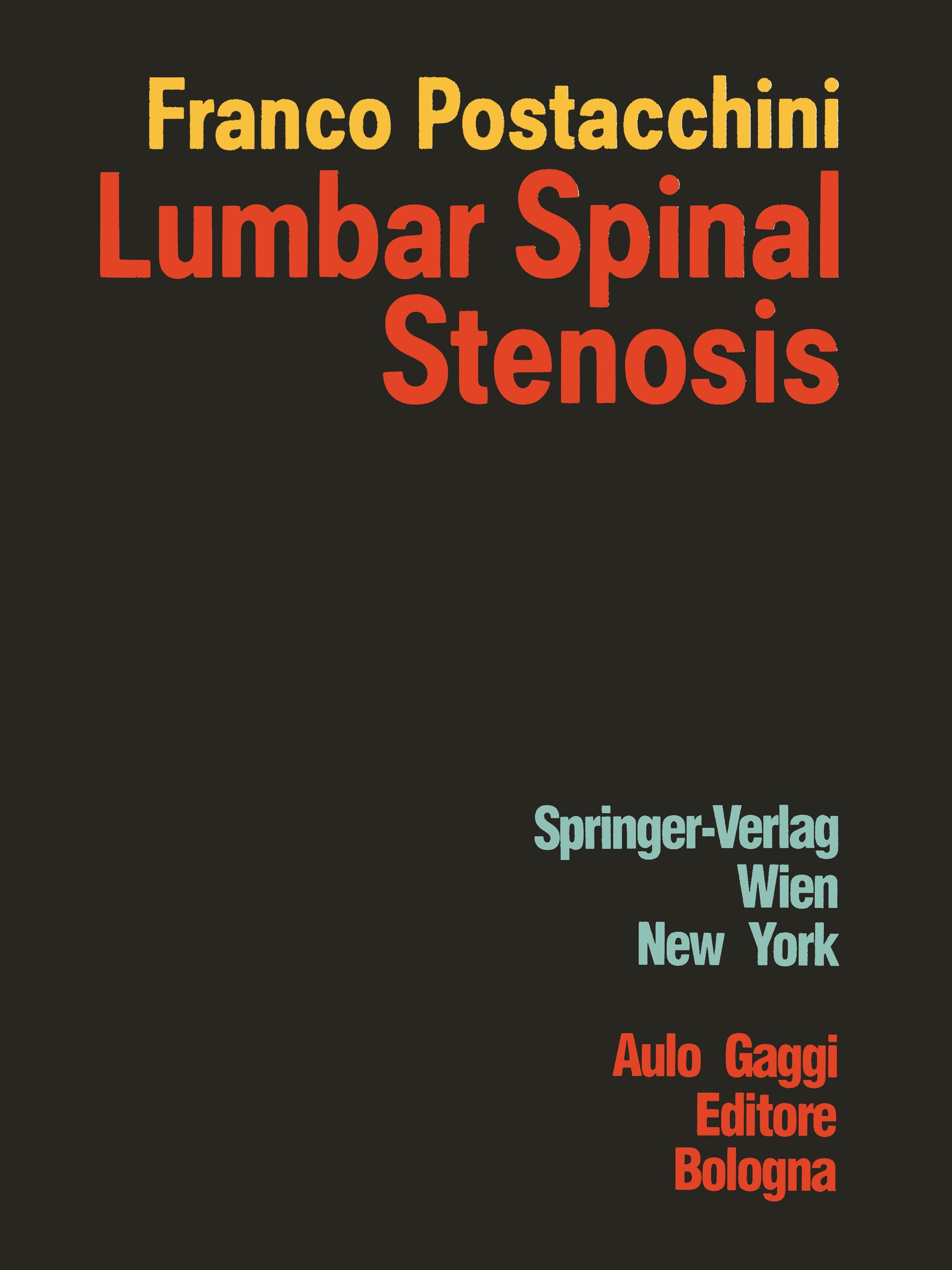 Lumbar Spinal Stenosis