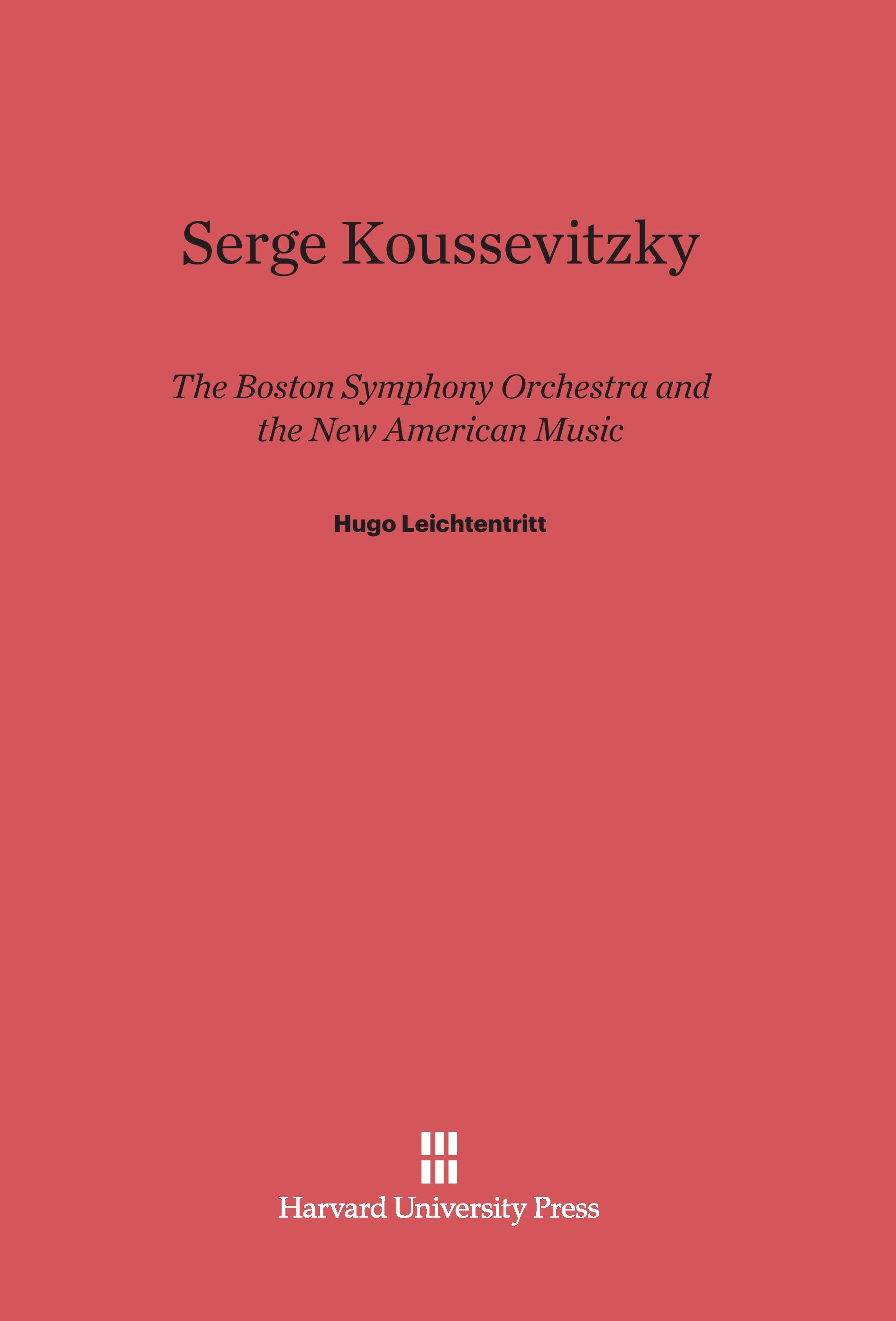 Serge Koussevitzky