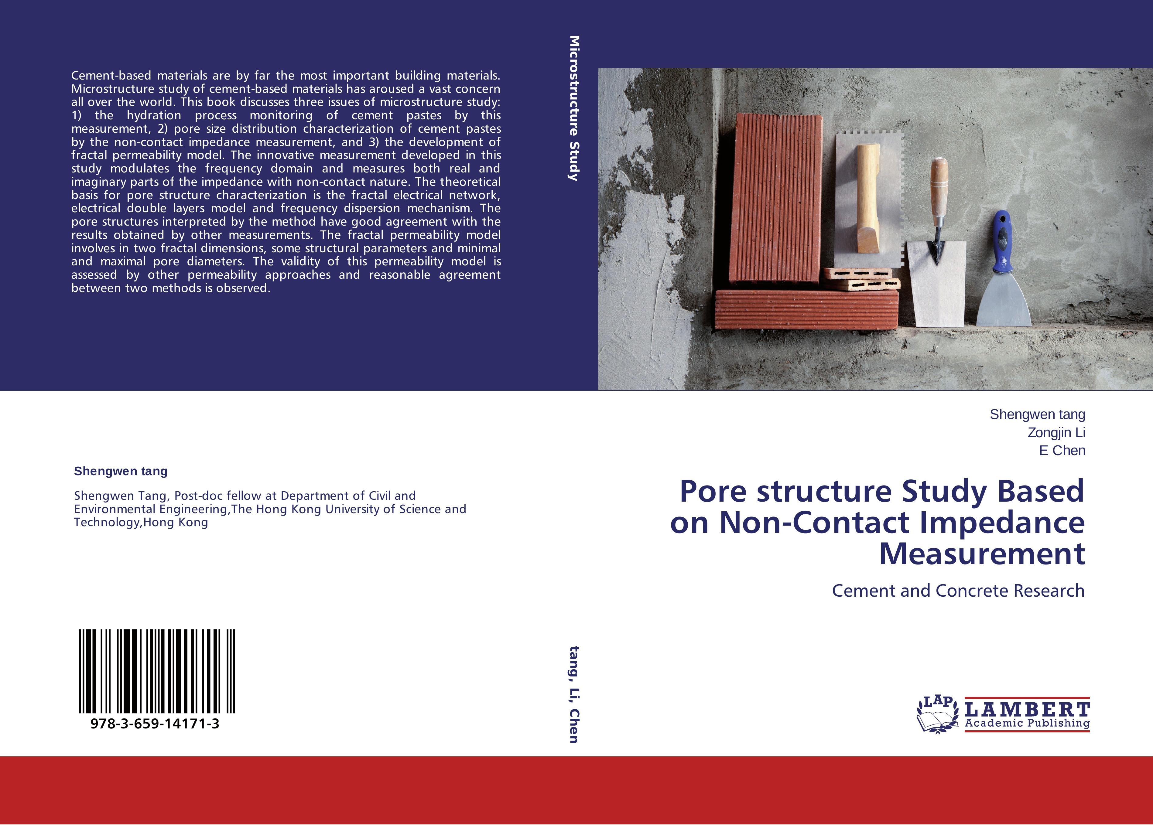 Pore structure Study Based on Non-Contact Impedance Measurement