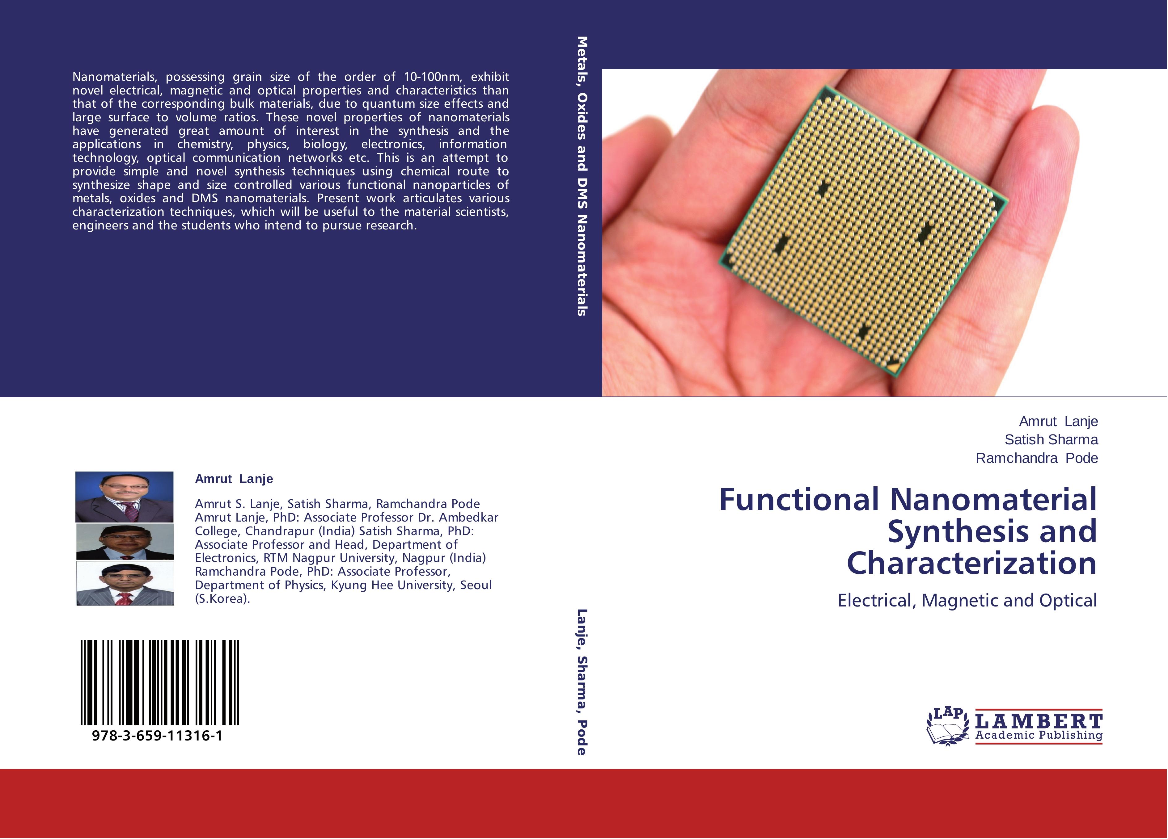 Functional Nanomaterial Synthesis and Characterization