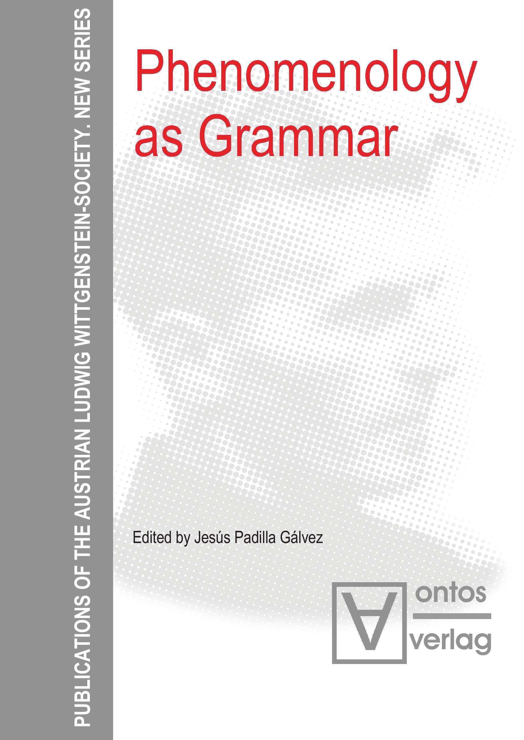 Phenomenology as Grammar