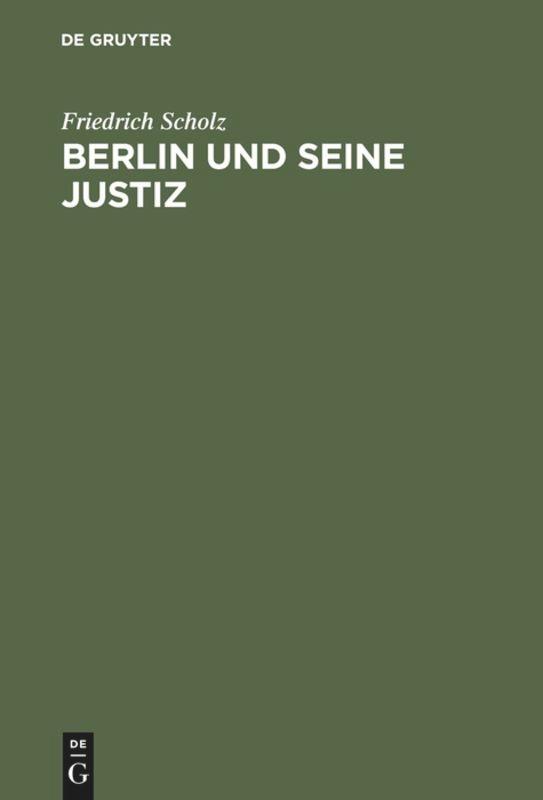 Berlin und seine Justiz